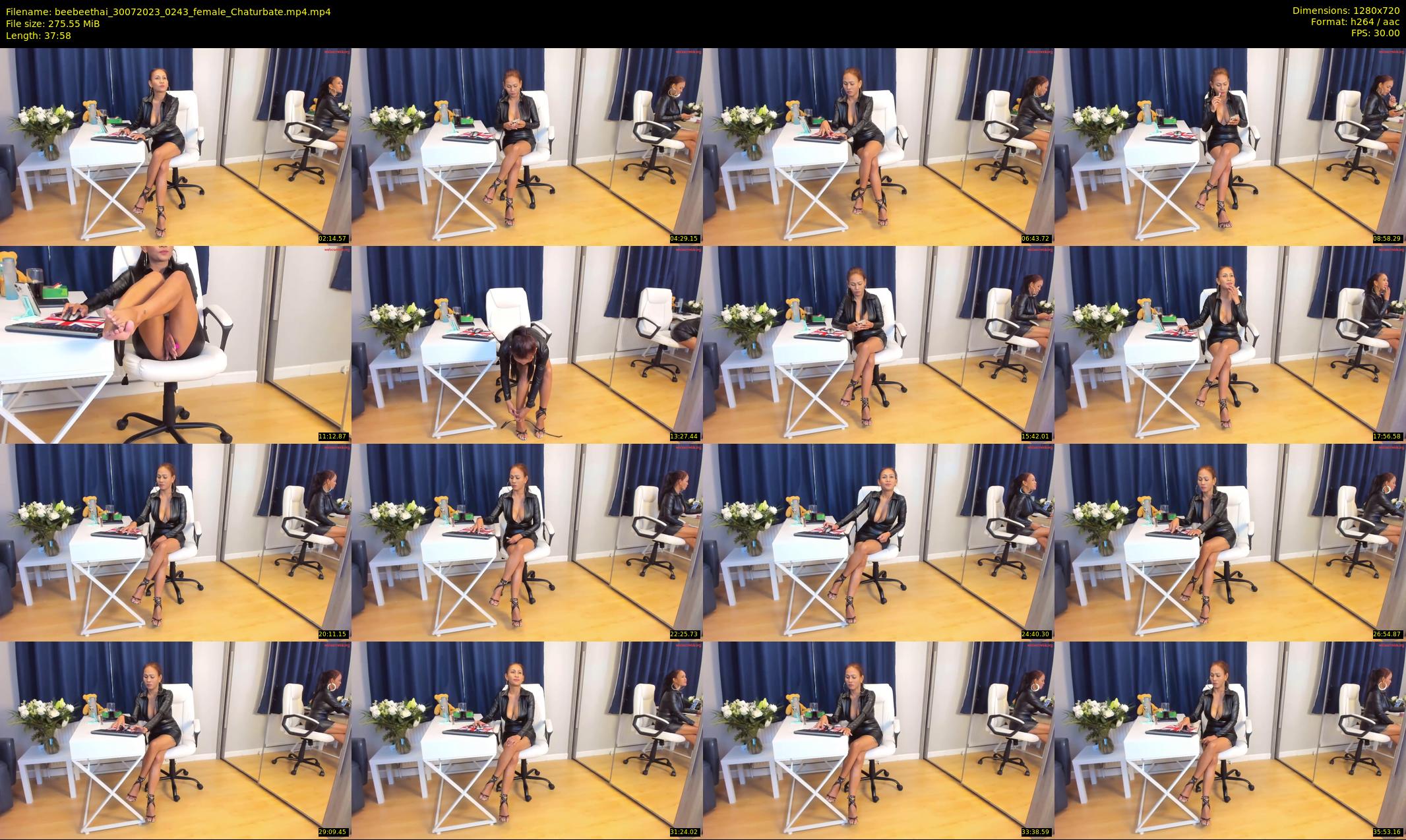 beebeethai — 38 minute Chaturbate female cam show recording, 720p, Jul 30, 2023