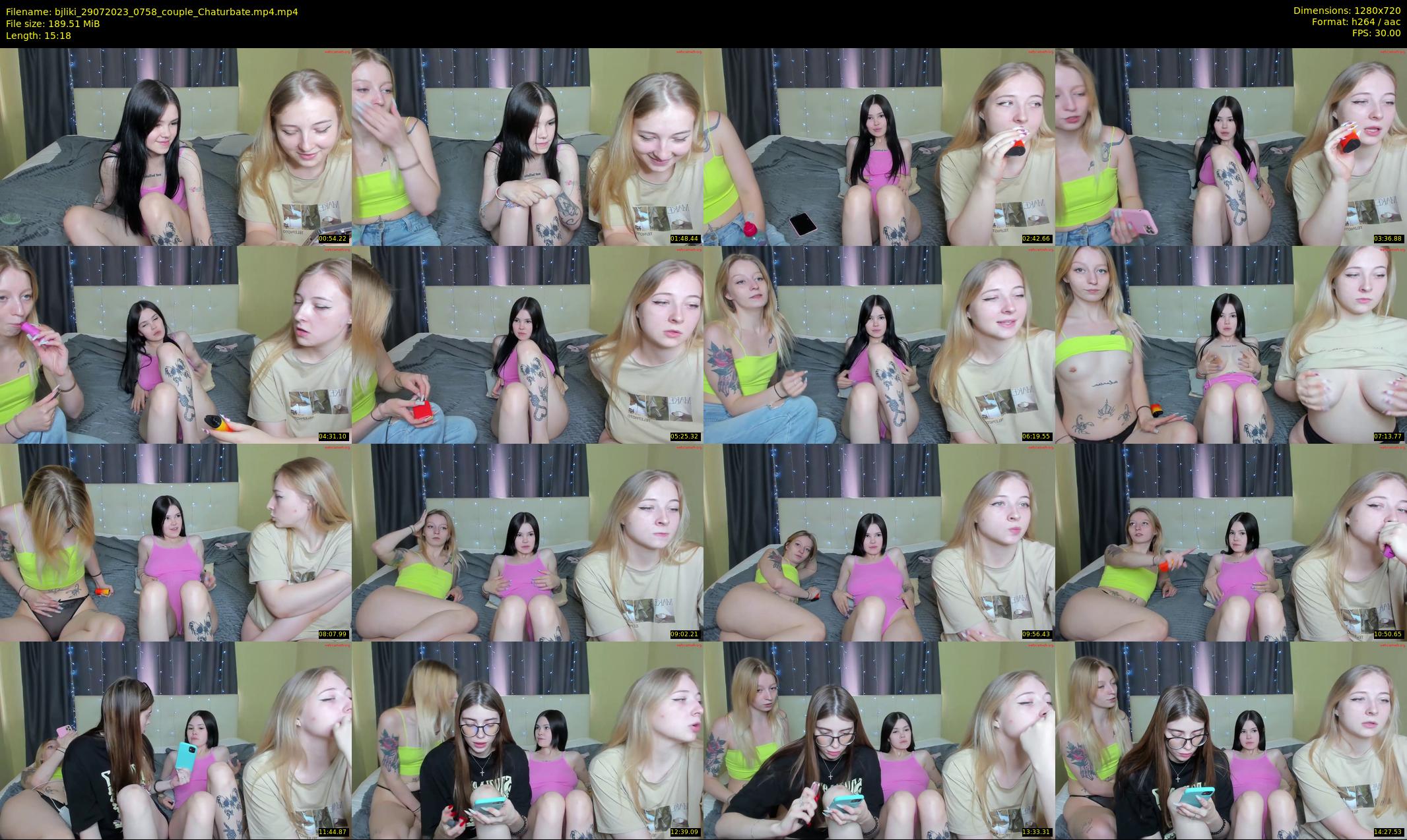 bjliki — 16 minute Chaturbate couple cam show recording, 720p, Jul 29, 2023