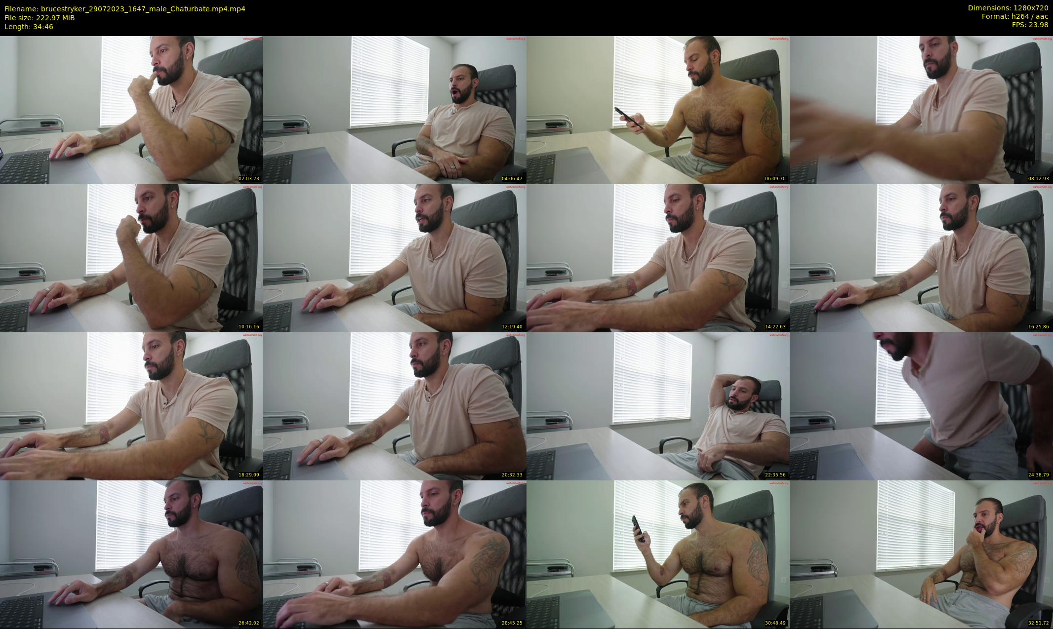 brucestryker — 35 minute Chaturbate male cam show recording, 720p, Jul 29, 2023