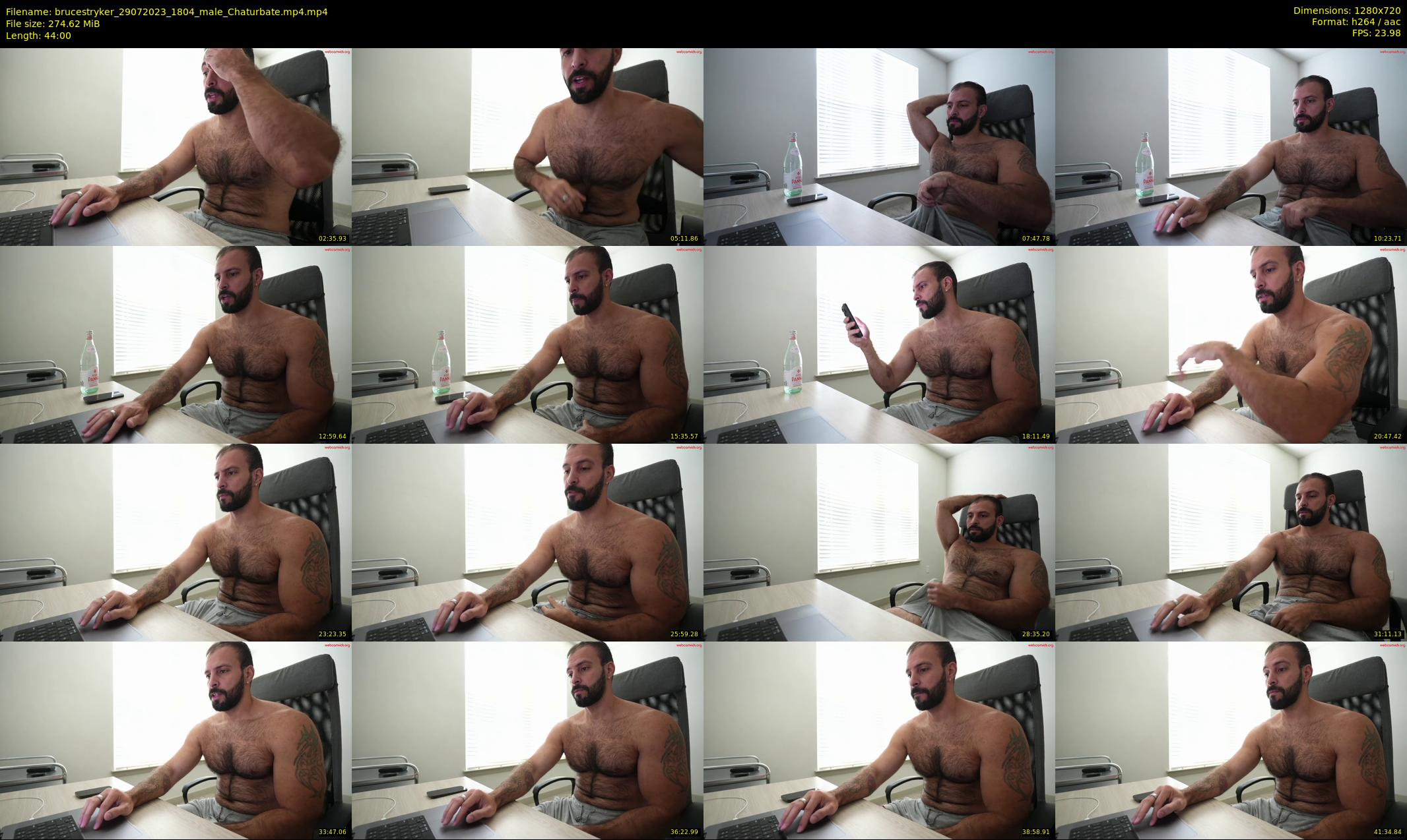 brucestryker — 44 minute Chaturbate male cam show recording, 720p, Jul 29, 2023