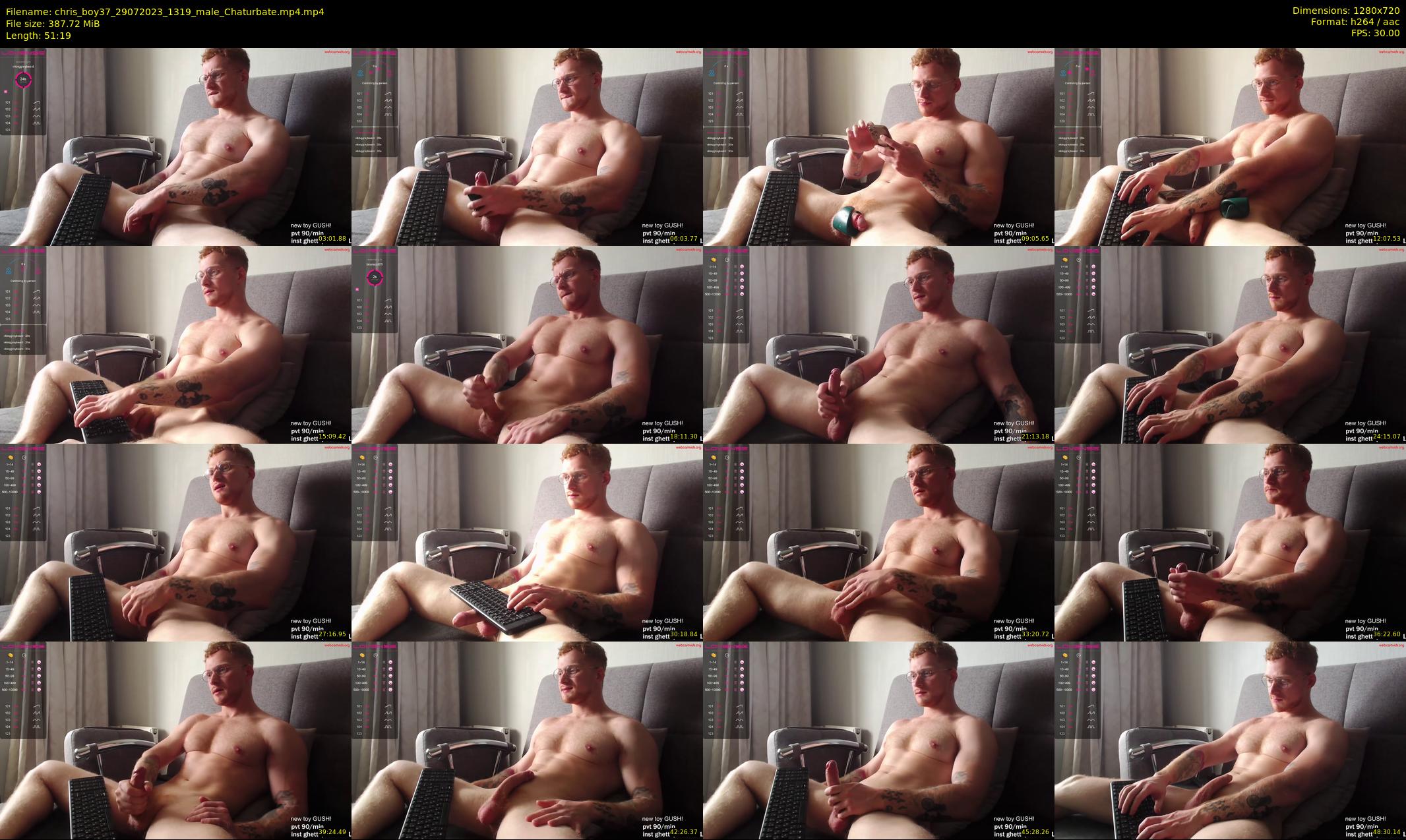 chris_boy37 — 52 minute Chaturbate male cam show recording, 720p, Jul 29, 2023