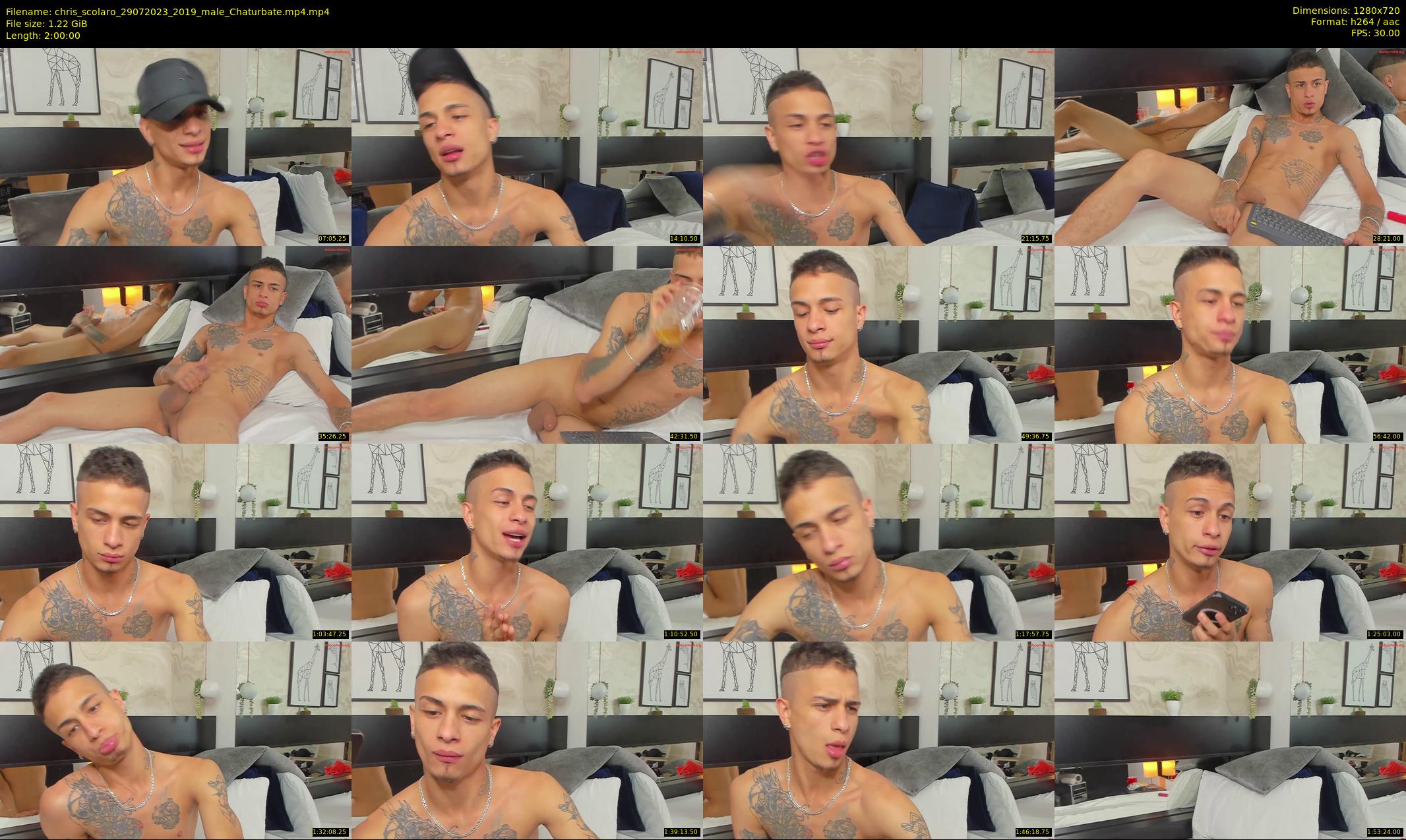 chris_scolaro — 120 minute Chaturbate male cam show recording, 720p, Jul 29, 2023