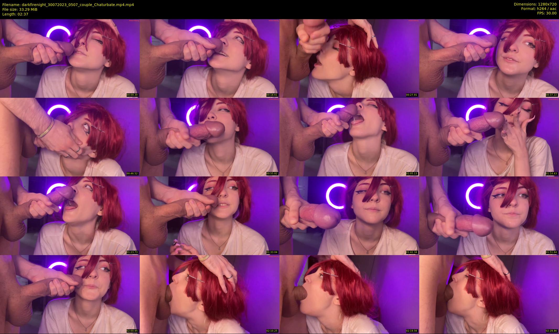 darkfirenight — 3 minute Chaturbate couple cam show recording, 720p, Jul 30, 2023