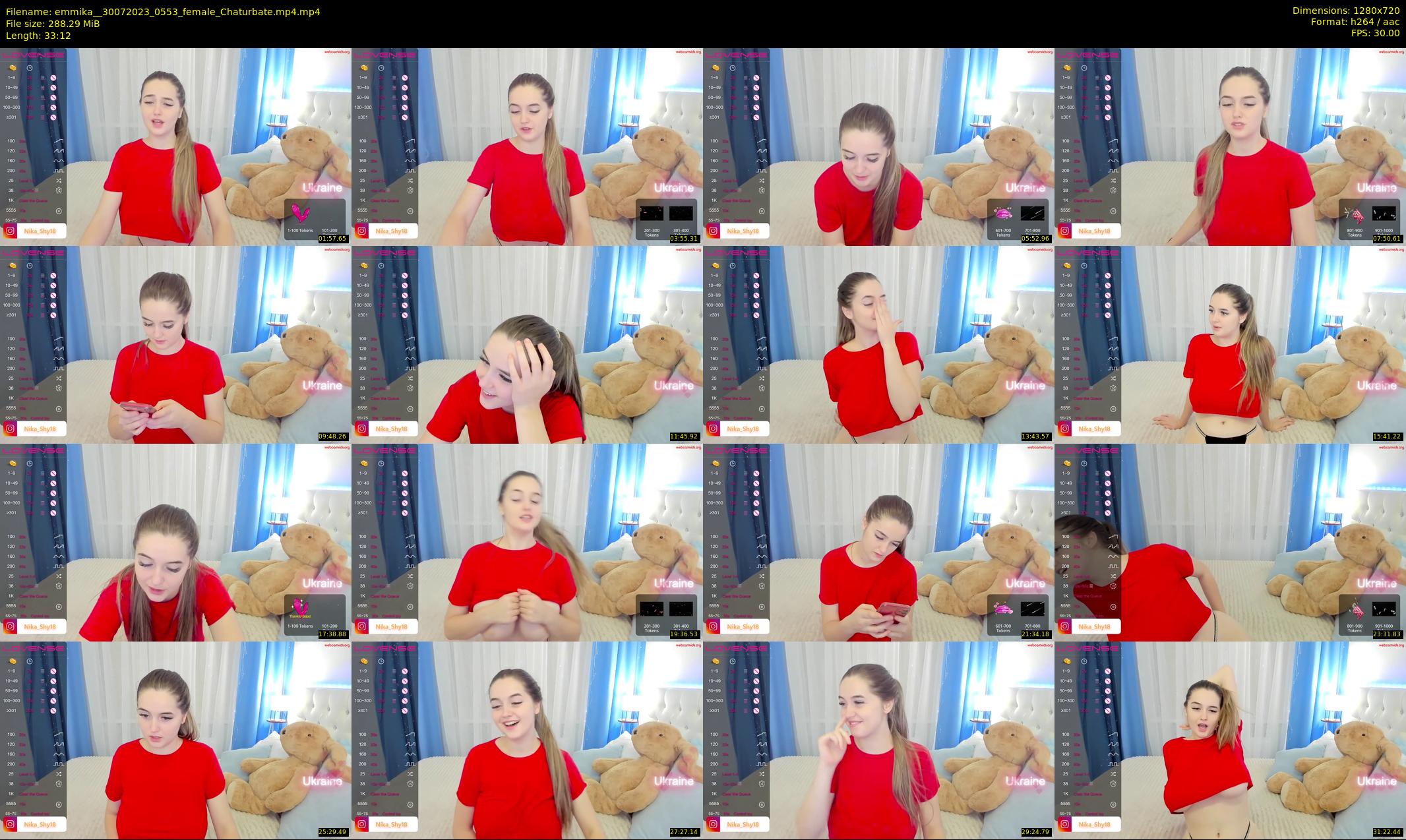 emmika_ — 34 minute Chaturbate female cam show recording, 720p, Jul 30, 2023