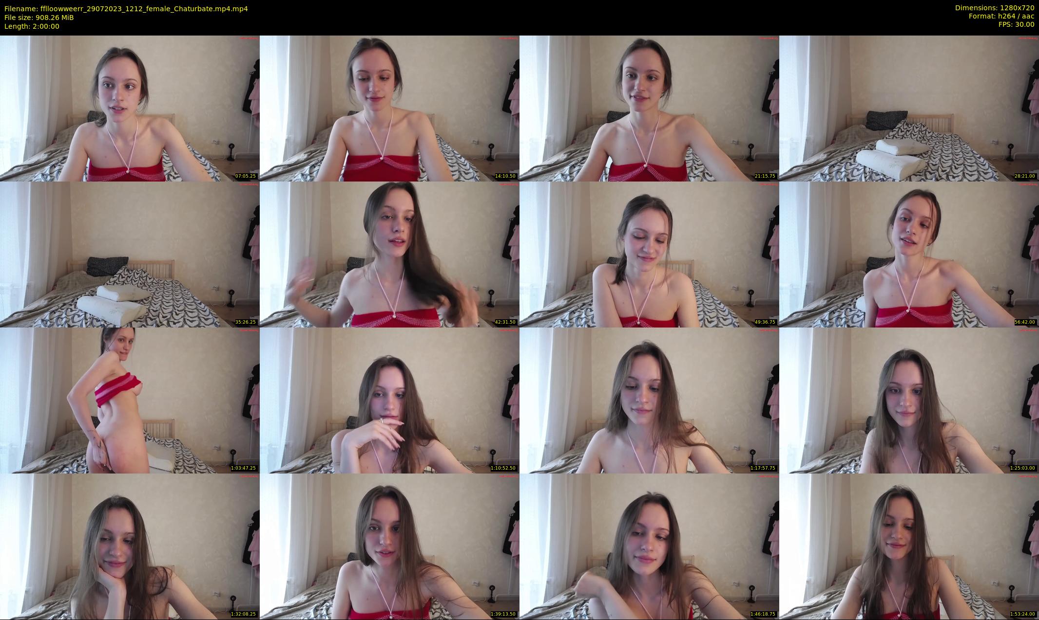 fflloowweerr — 120 minute Chaturbate couple cam show recording, 720p, Jul 29, 2023