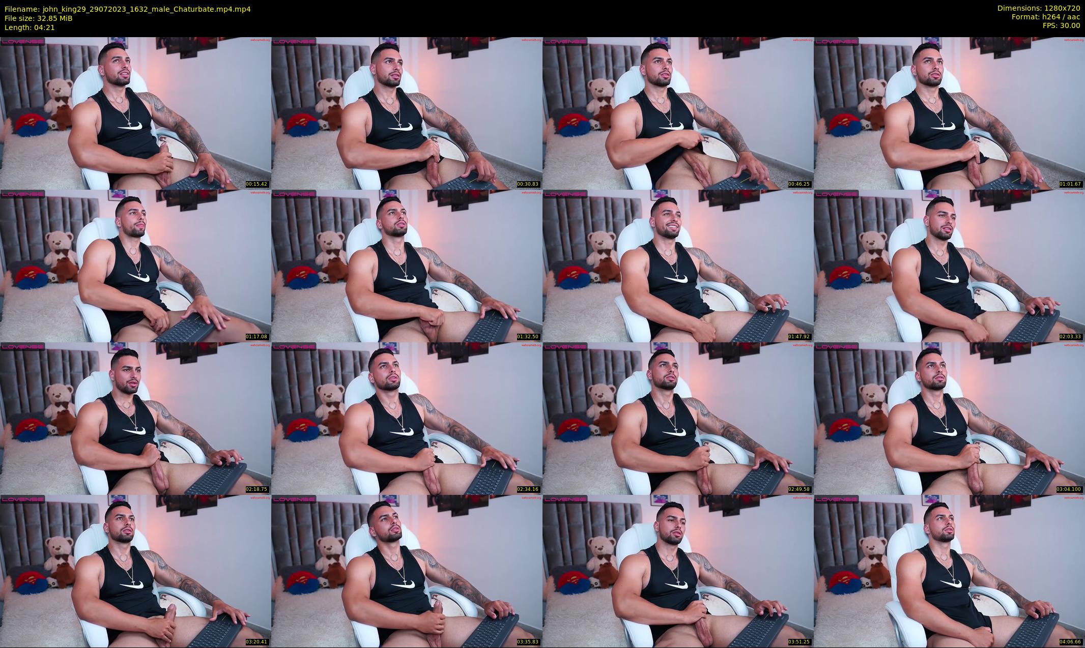 john_king29 — 5 minute Chaturbate male cam show recording, 720p, Jul 29, 2023