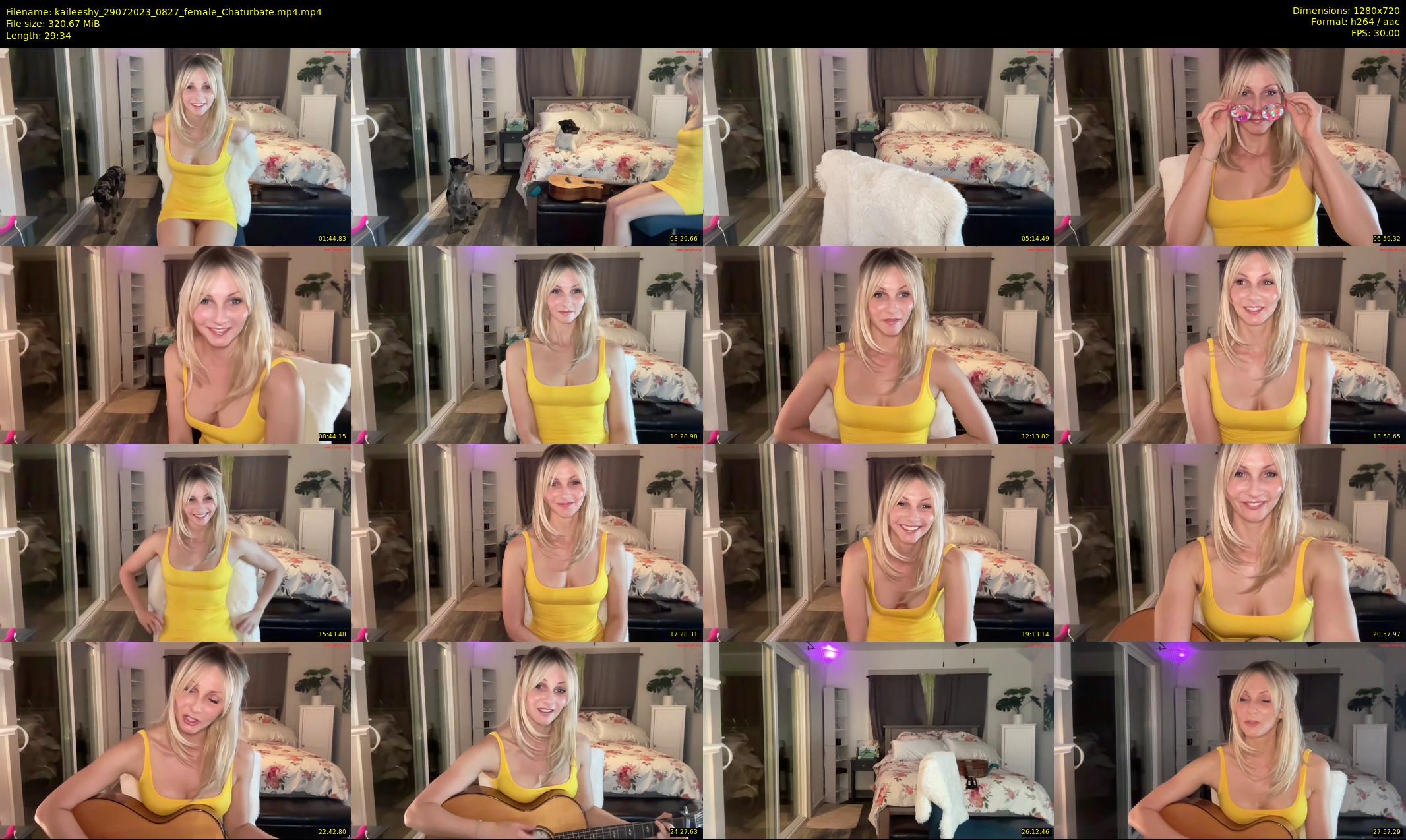 kaileeshy — 30 minute Chaturbate female cam show recording, 720p, Jul 29, 2023