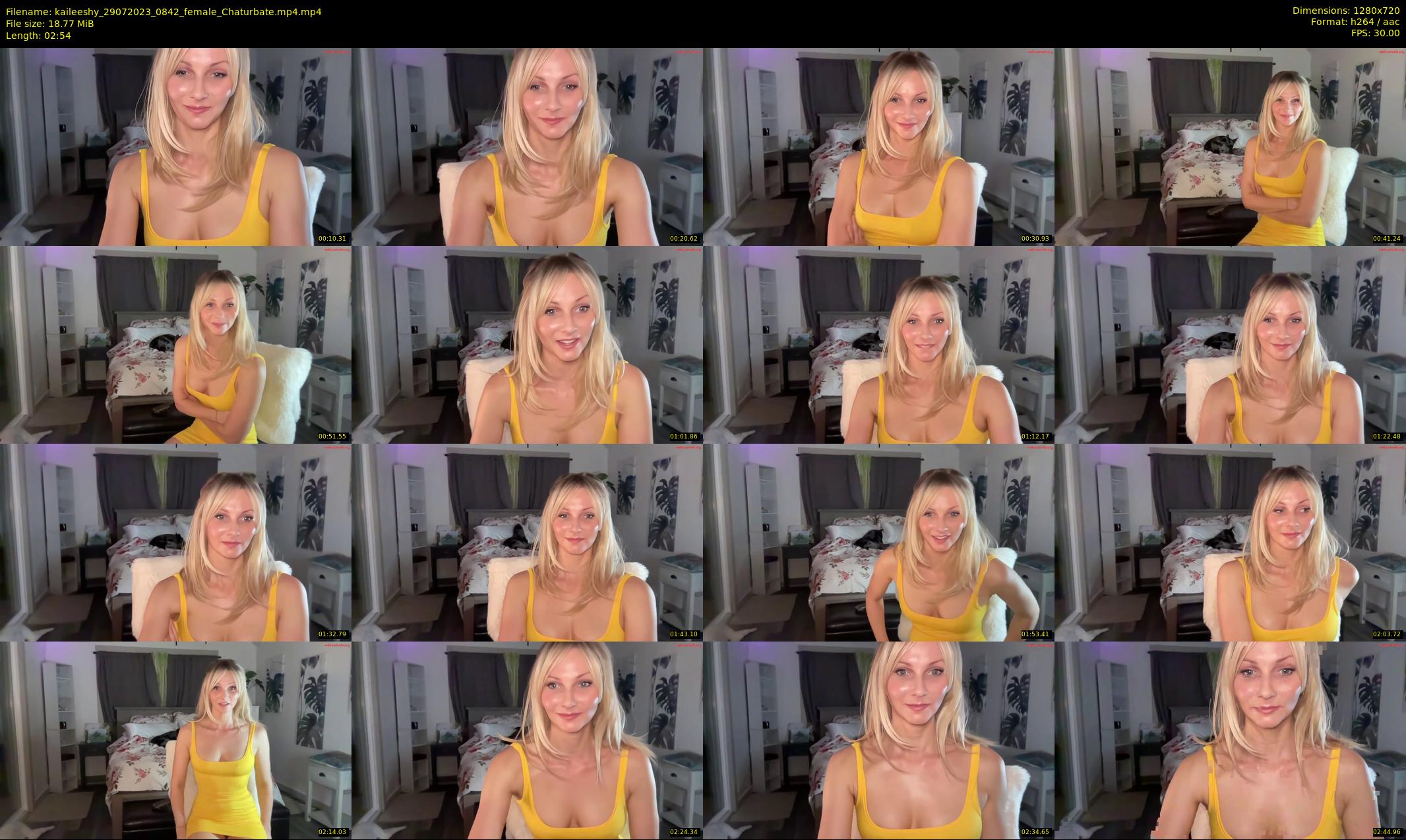 kaileeshy — 3 minute Chaturbate female cam show recording, 720p, Jul 29, 2023