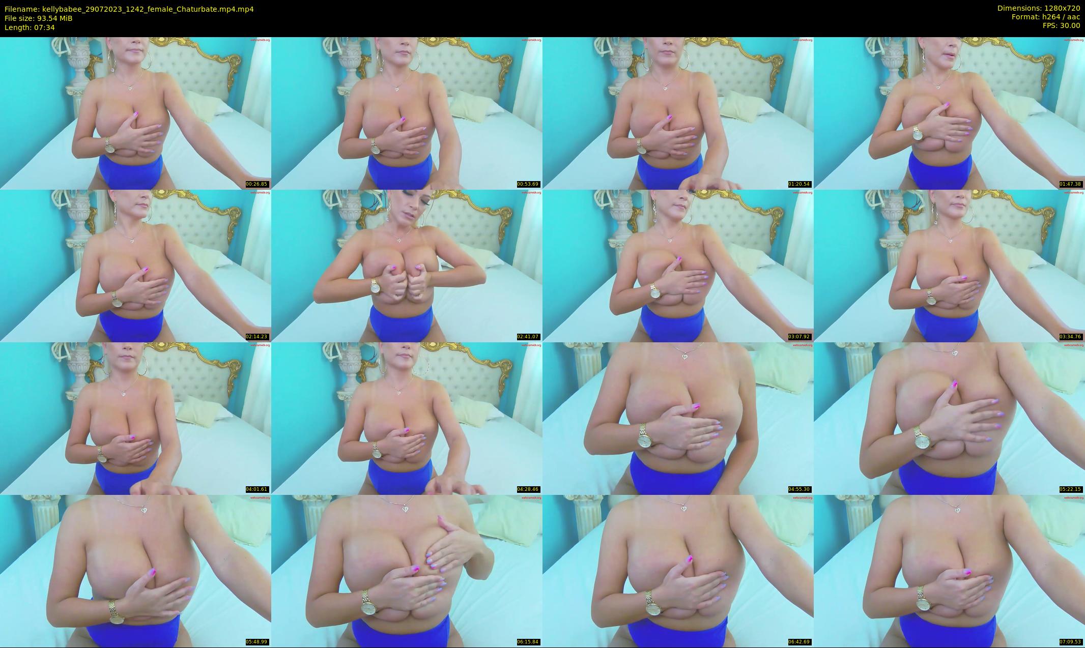 kellybabee — 8 minute Chaturbate female cam show recording, 720p, Jul 29, 2023