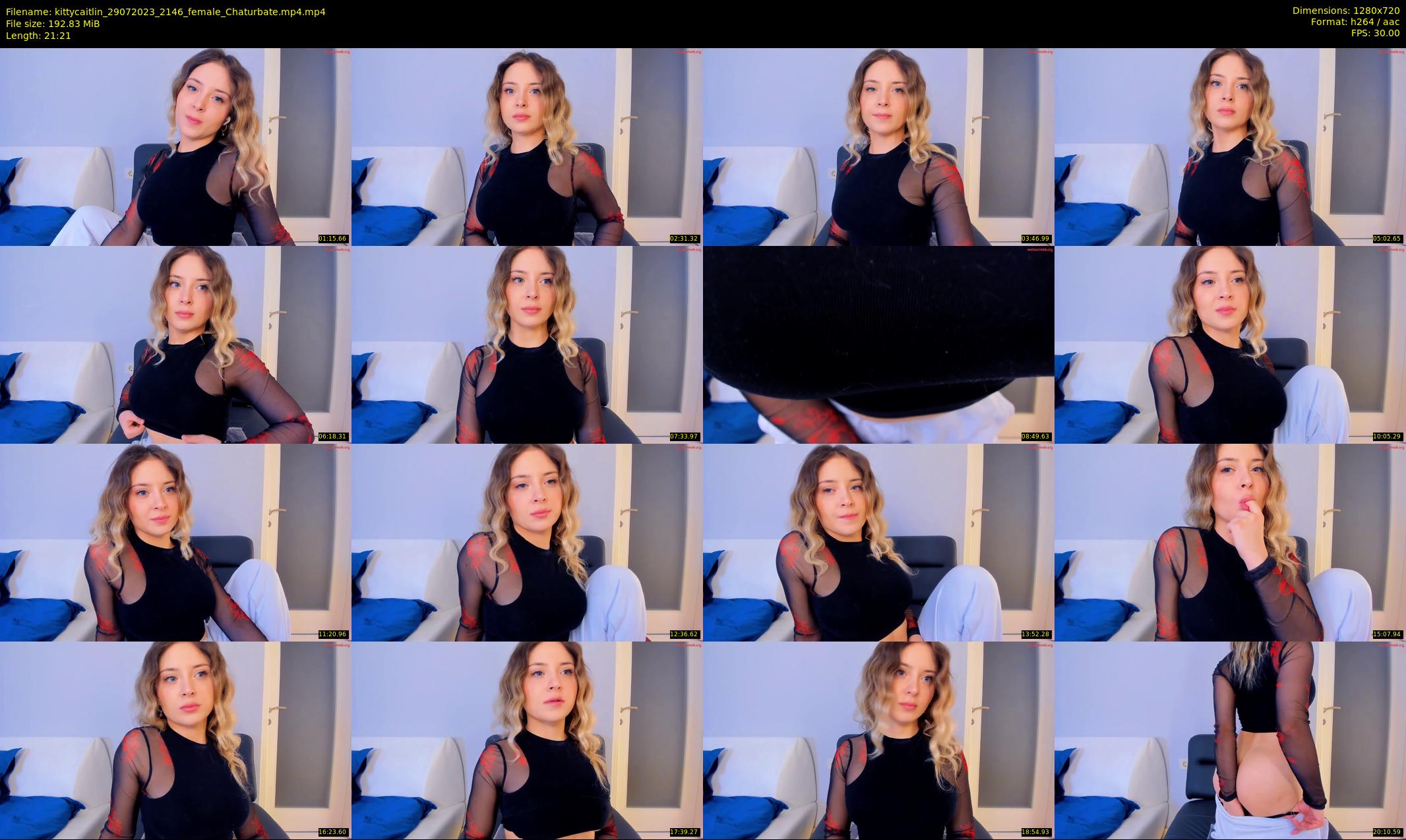 kittycaitlin — 22 minute Chaturbate female cam show recording, 720p, Jul 29, 2023