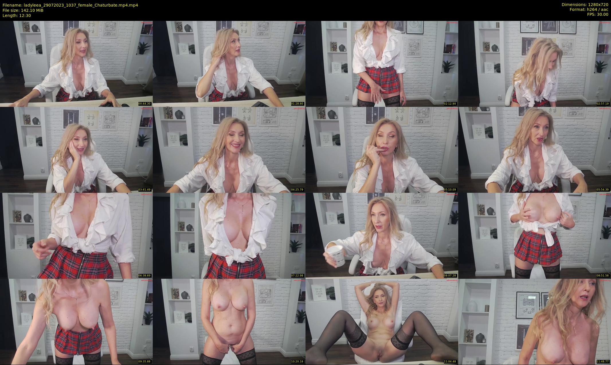 ladyleea — 13 minute Chaturbate female cam show recording, 720p, Jul 29, 2023