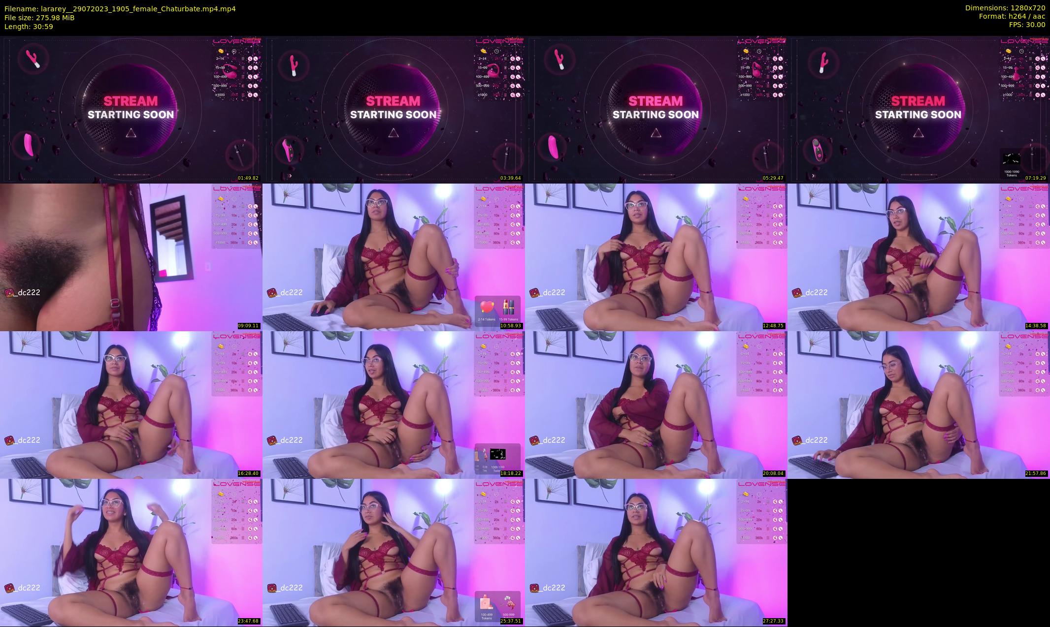 lararey_ — 31 minute Chaturbate female cam show recording, 720p, Jul 29, 2023