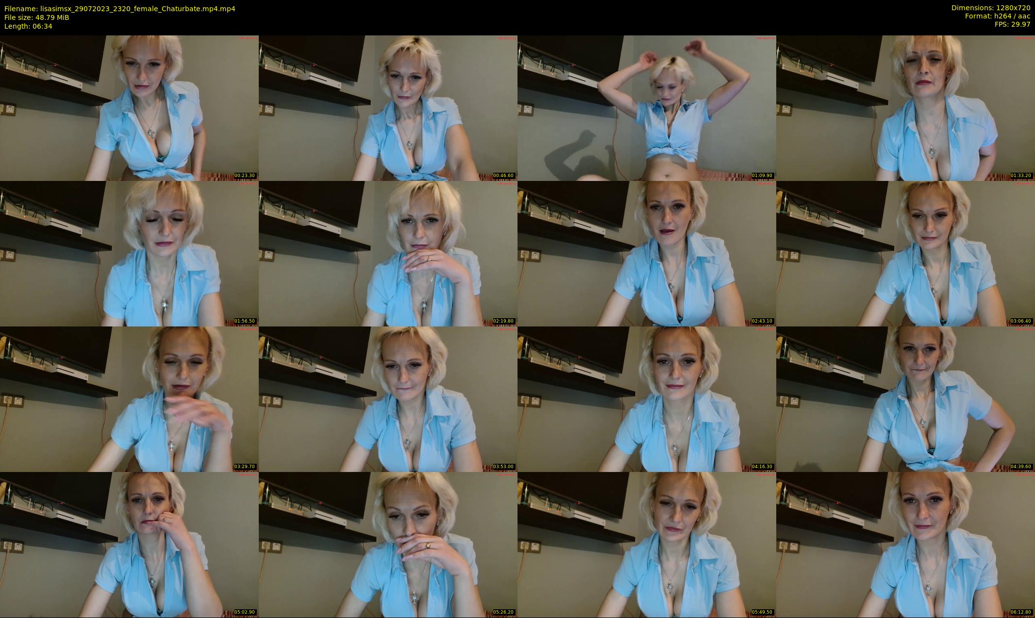 lisasimsx — 7 minute Chaturbate female cam show recording, 720p, Jul 29, 2023