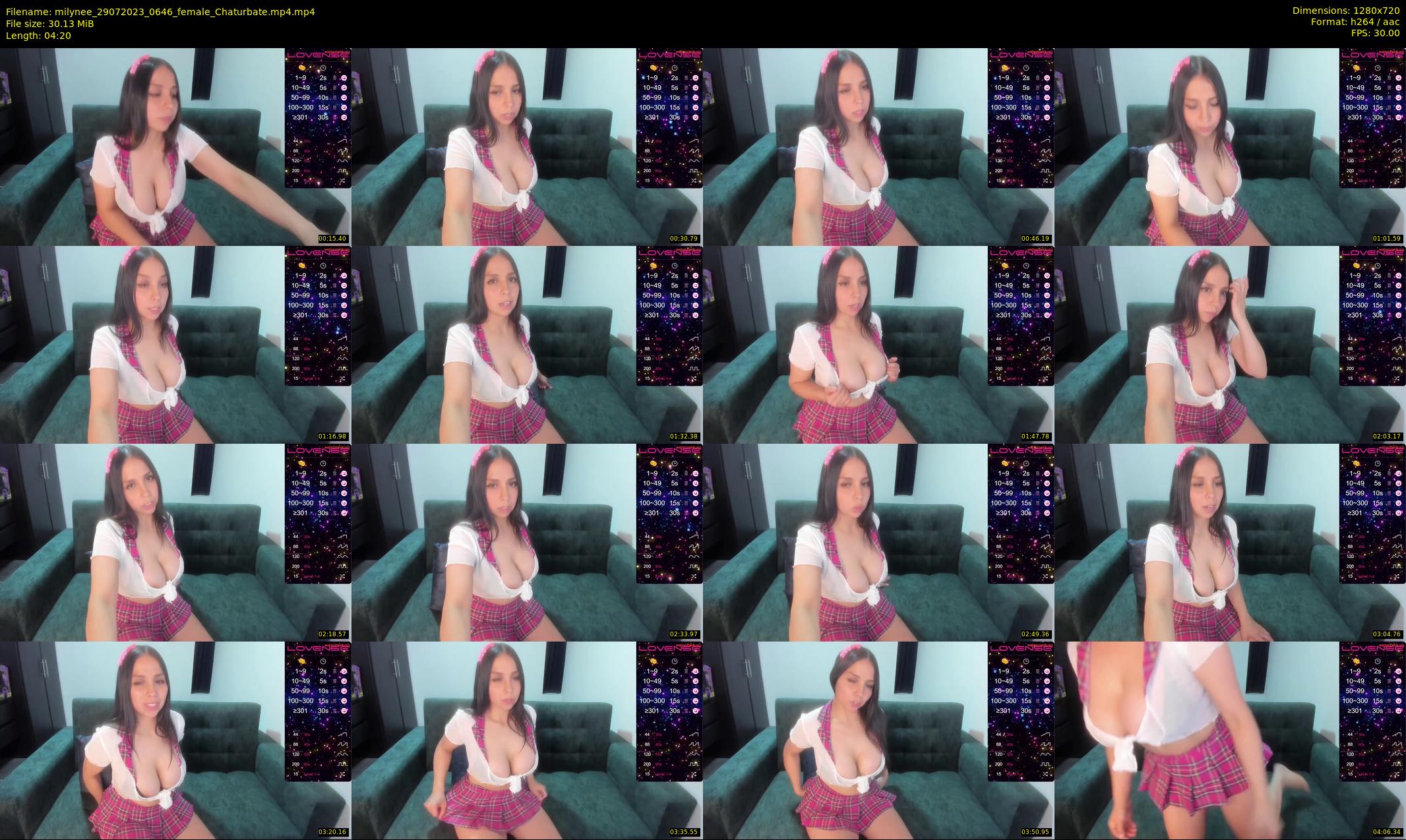 milynee — 5 minute Chaturbate female cam show recording, 720p, Jul 29, 2023