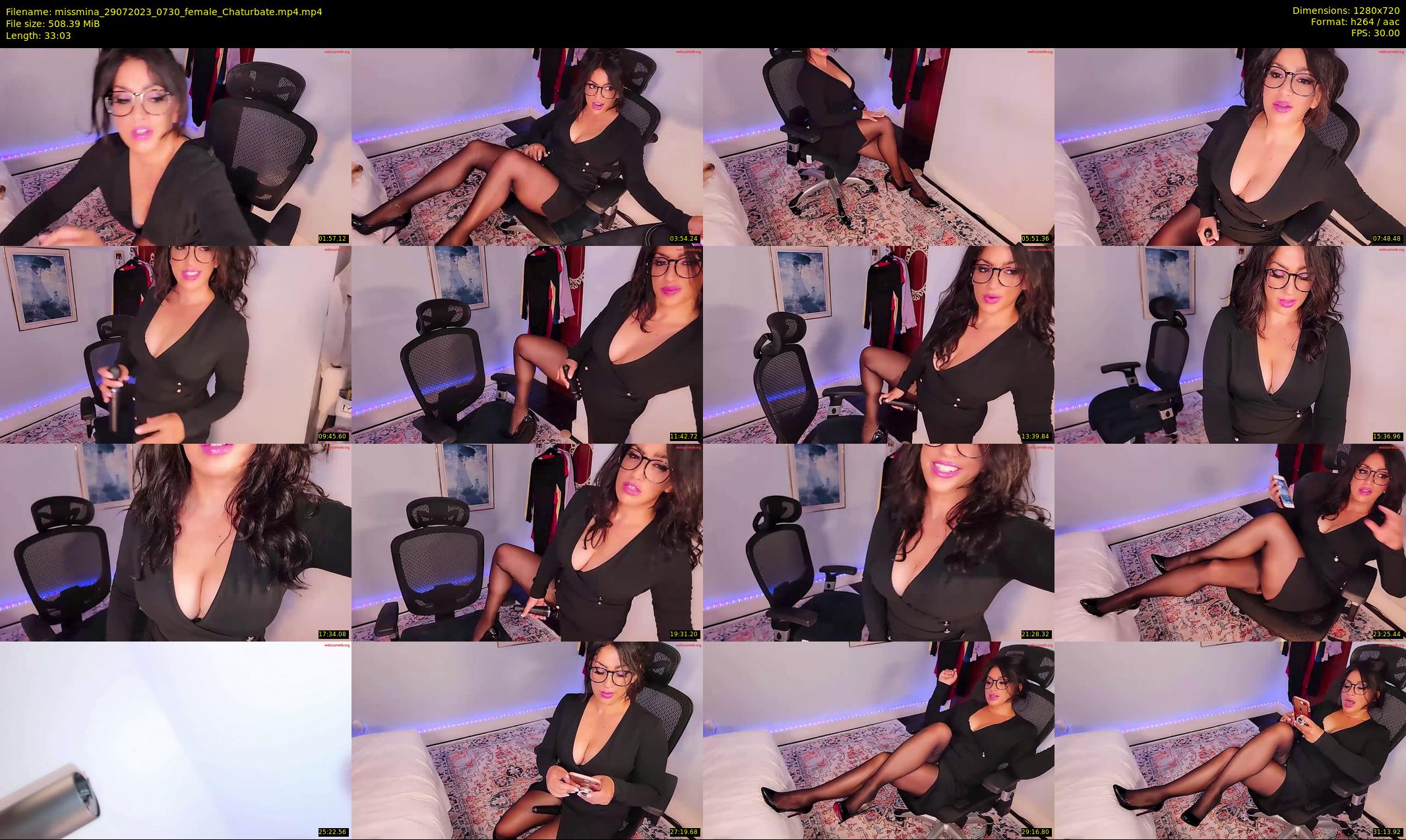 missmina — 34 minute Chaturbate female cam show recording, 720p, Jul 29, 2023