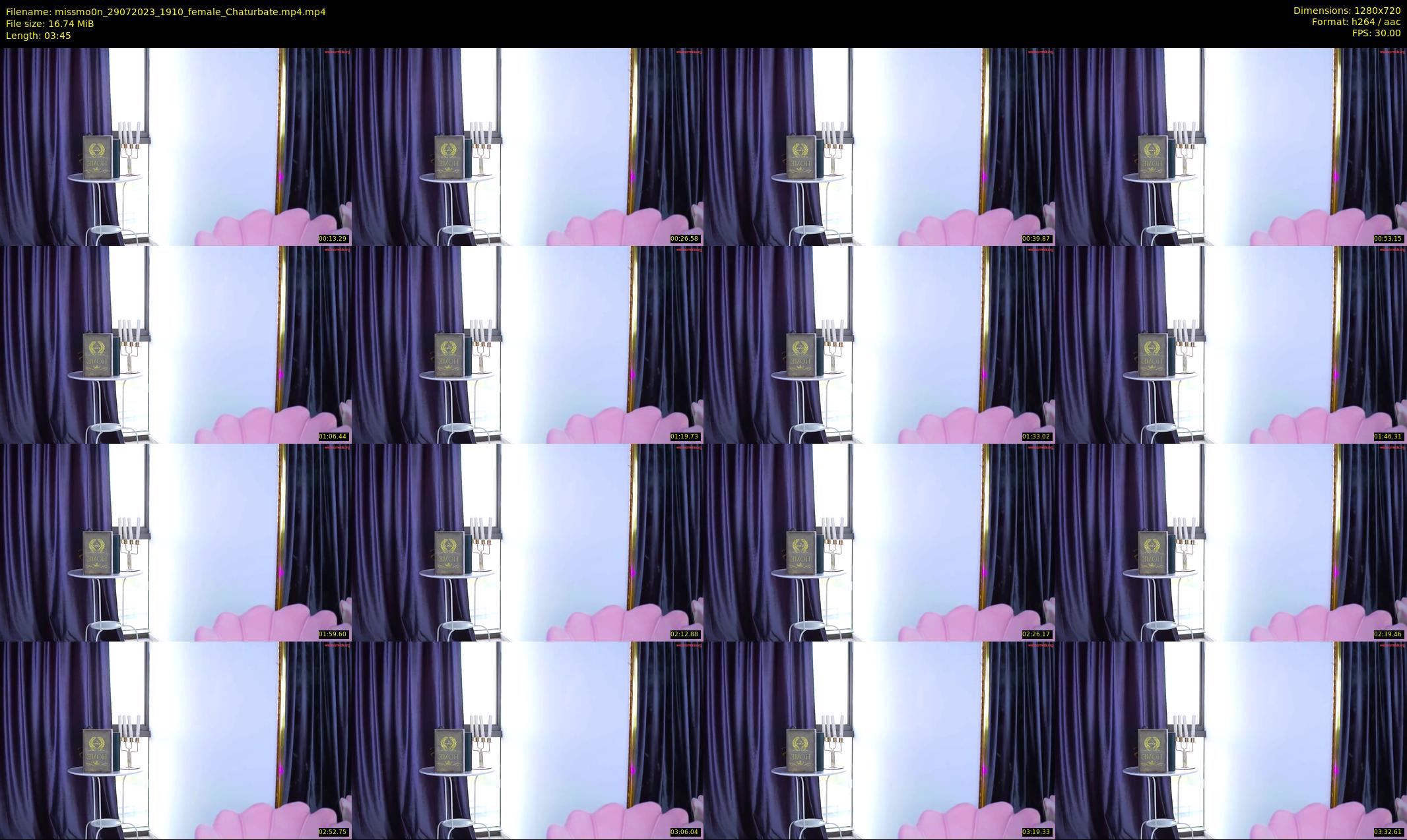 missmo0n — 4 minute Chaturbate female cam show recording, 720p, Jul 29, 2023