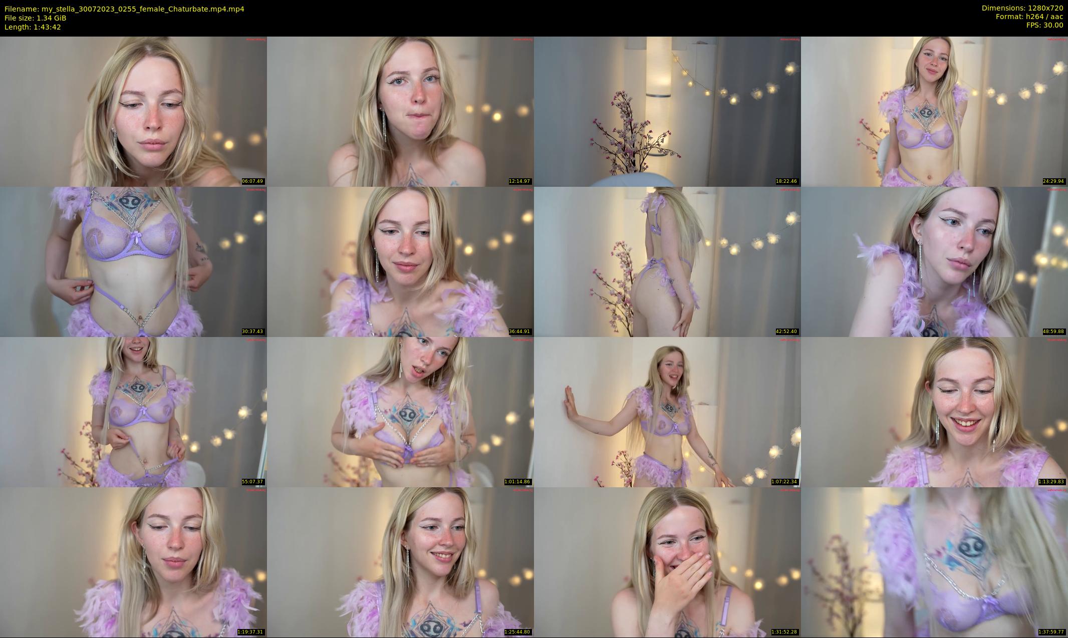 my_stella — 104 minute Chaturbate female cam show recording, 720p, Jul 30, 2023