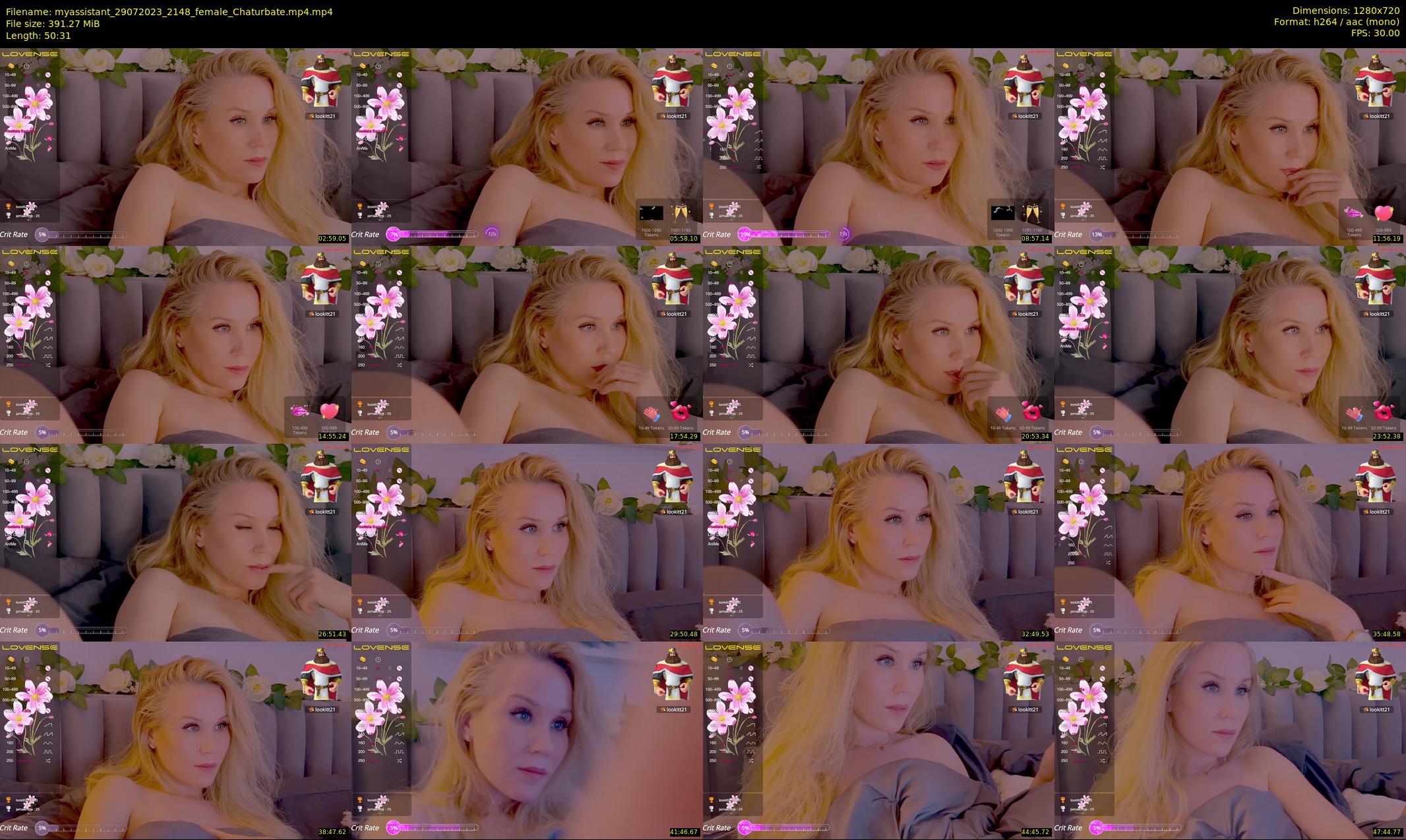 myassistant — 51 minute Chaturbate female cam show recording, 720p, Jul 29, 2023