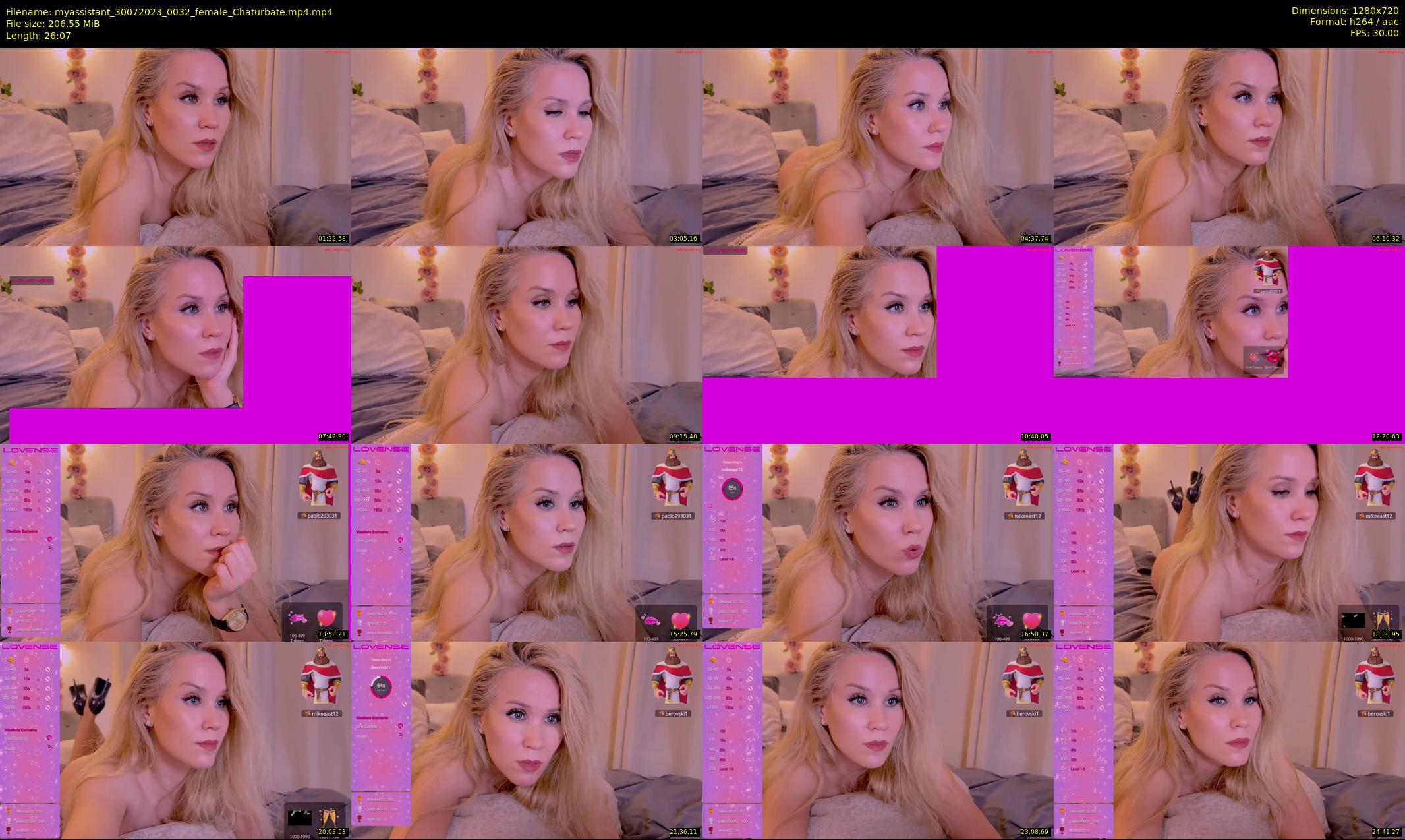 myassistant — 27 minute Chaturbate female cam show recording, 720p, Jul 30, 2023