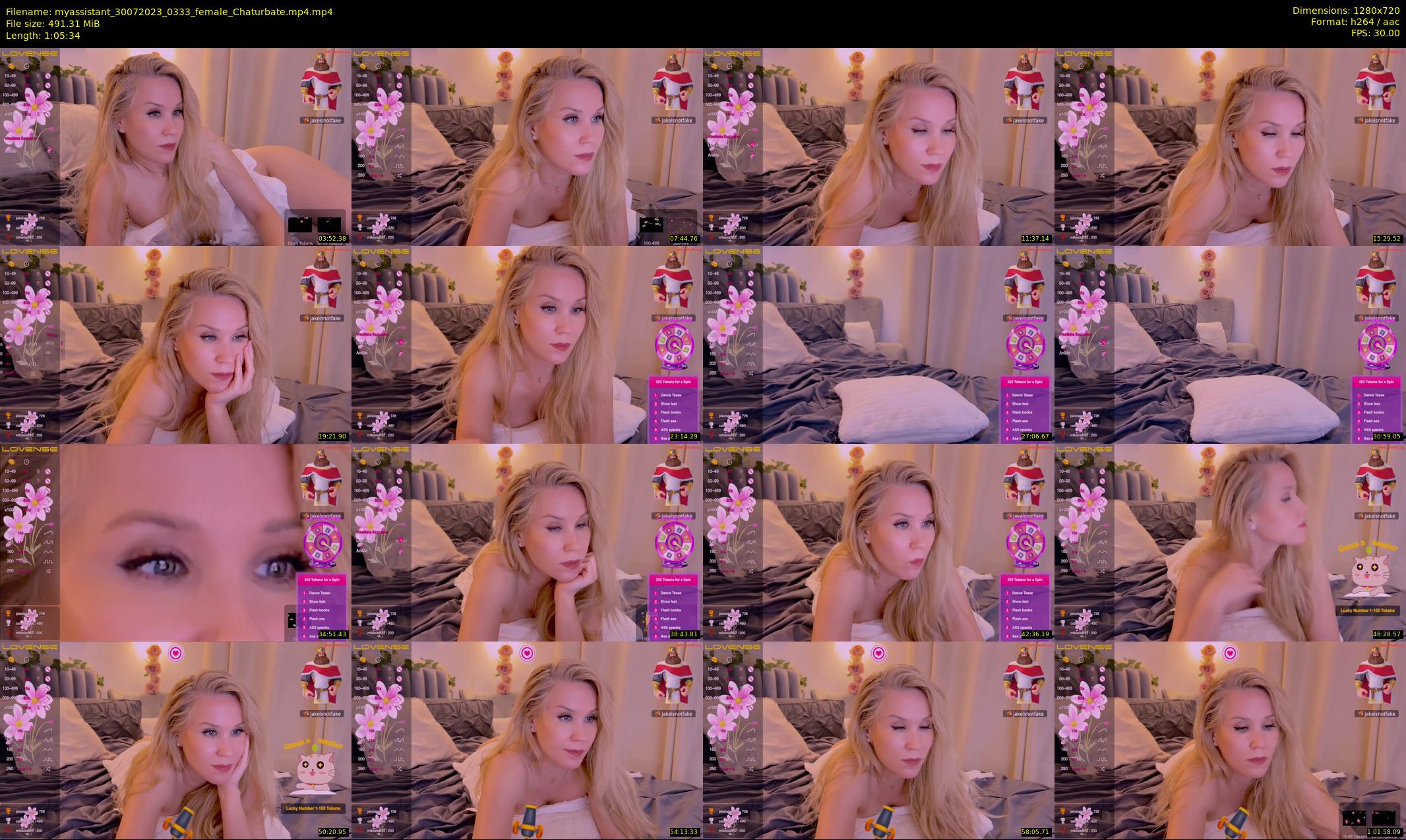 myassistant — 66 minute Chaturbate female cam show recording, 720p, Jul 30, 2023
