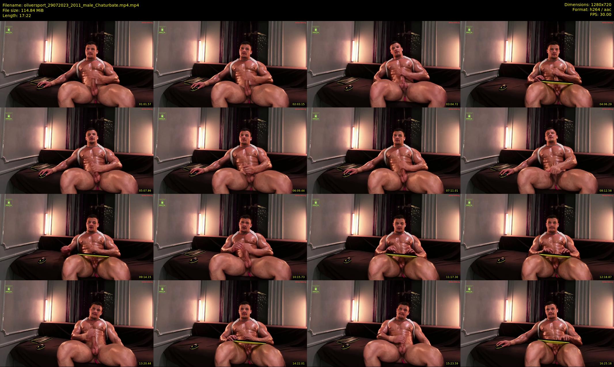 oliversport — 18 minute Chaturbate male cam show recording, 720p, Jul 29, 2023