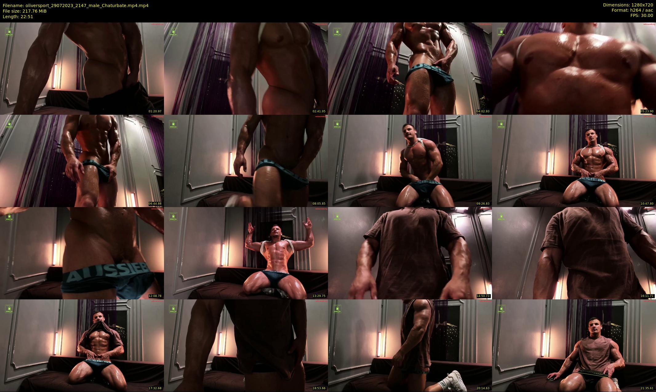 oliversport — 23 minute Chaturbate male cam show recording, 720p, Jul 29, 2023