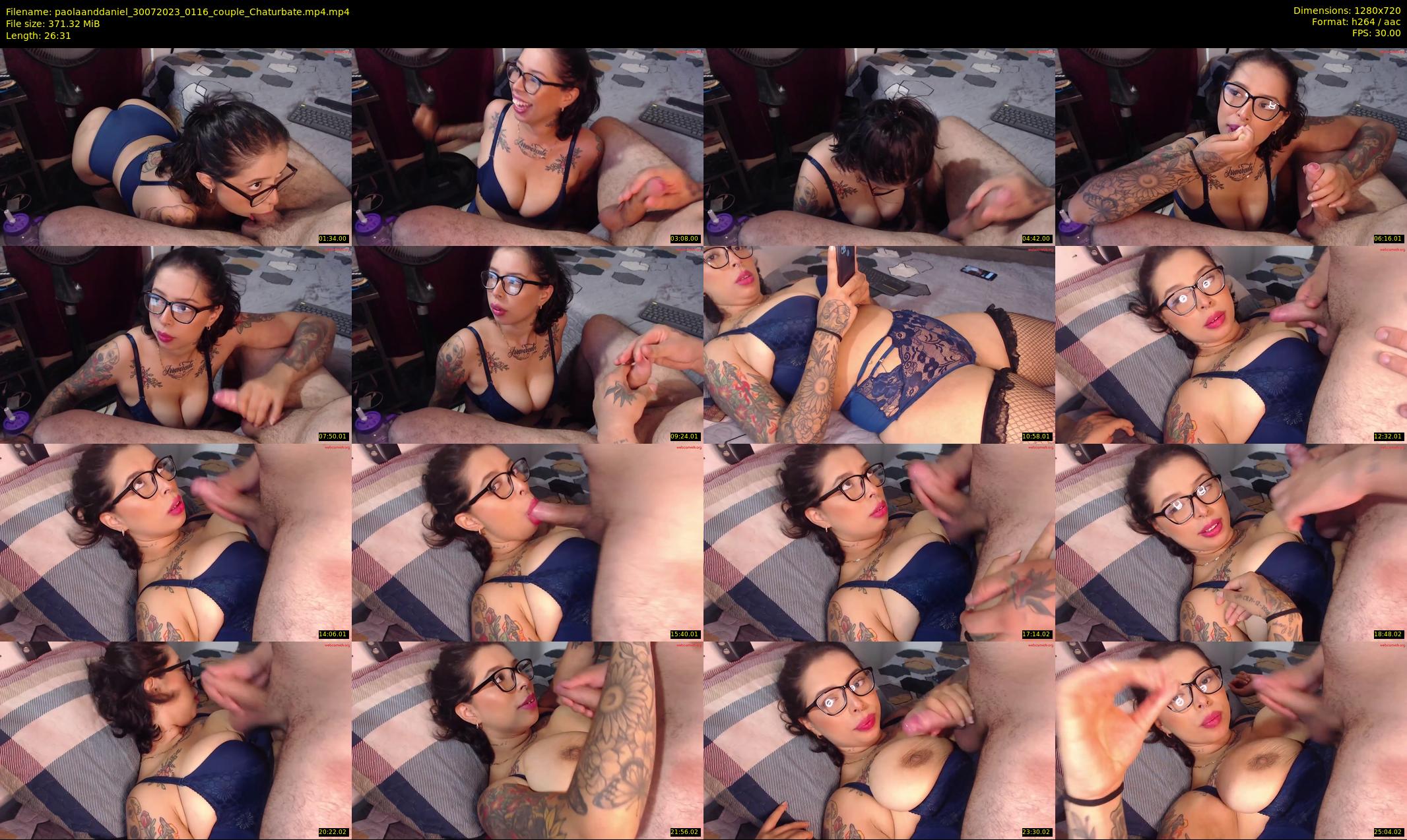 paolaanddaniel — 27 minute Chaturbate couple cam show recording, 720p, Jul 30, 2023