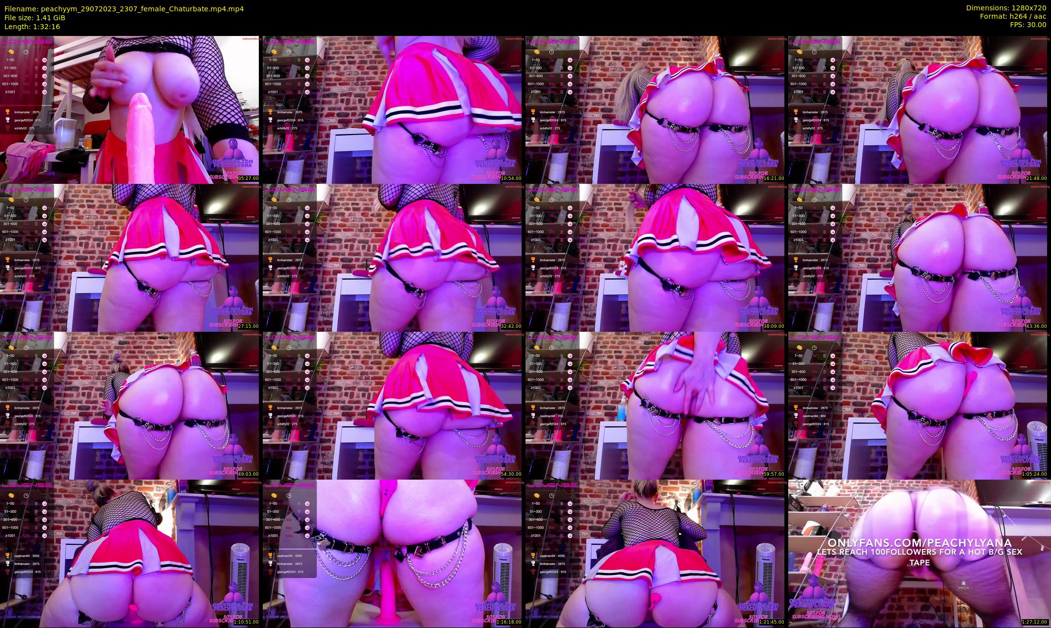 peachyym — 93 minute Chaturbate female cam show recording, 720p, Jul 29, 2023