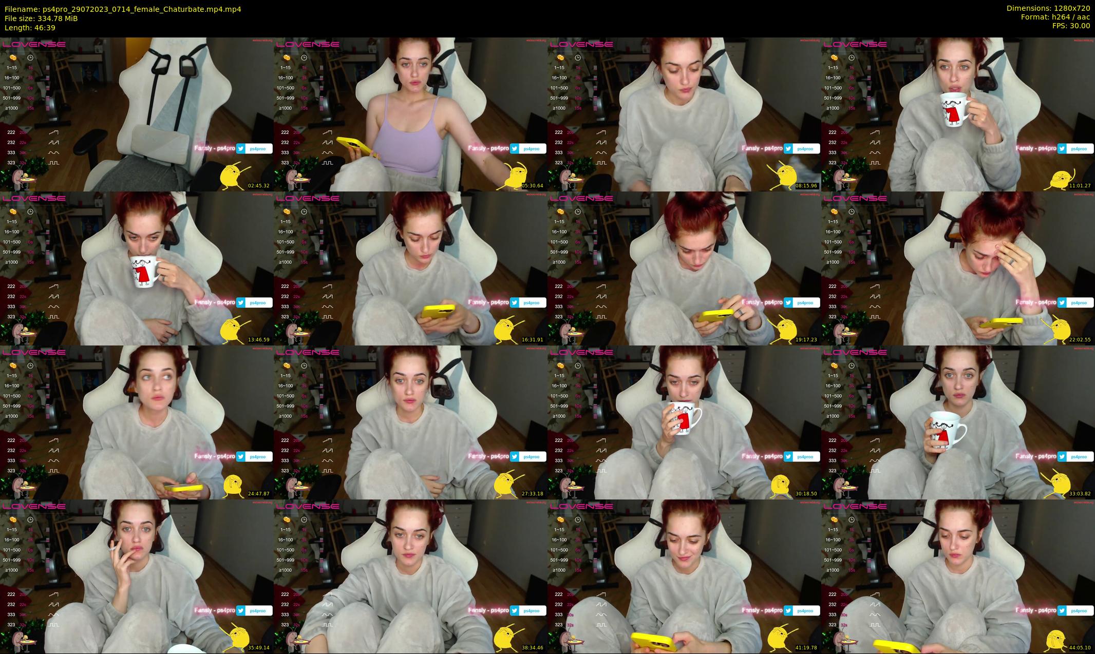 ps4pro — 47 minute Chaturbate female cam show recording, 720p, Jul 29, 2023