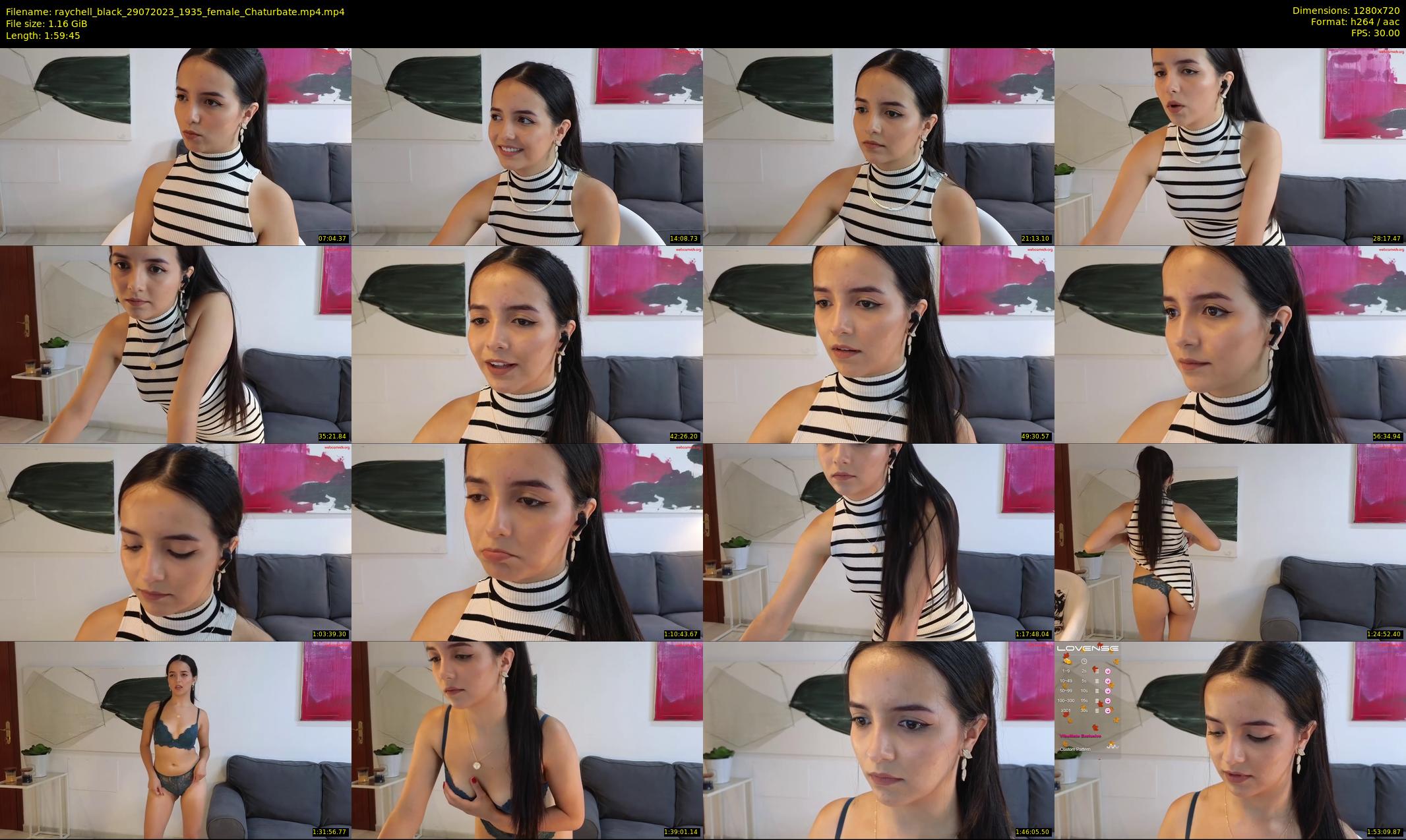 raychell_black — 120 minute Chaturbate female cam show recording, 720p, Jul 29, 2023