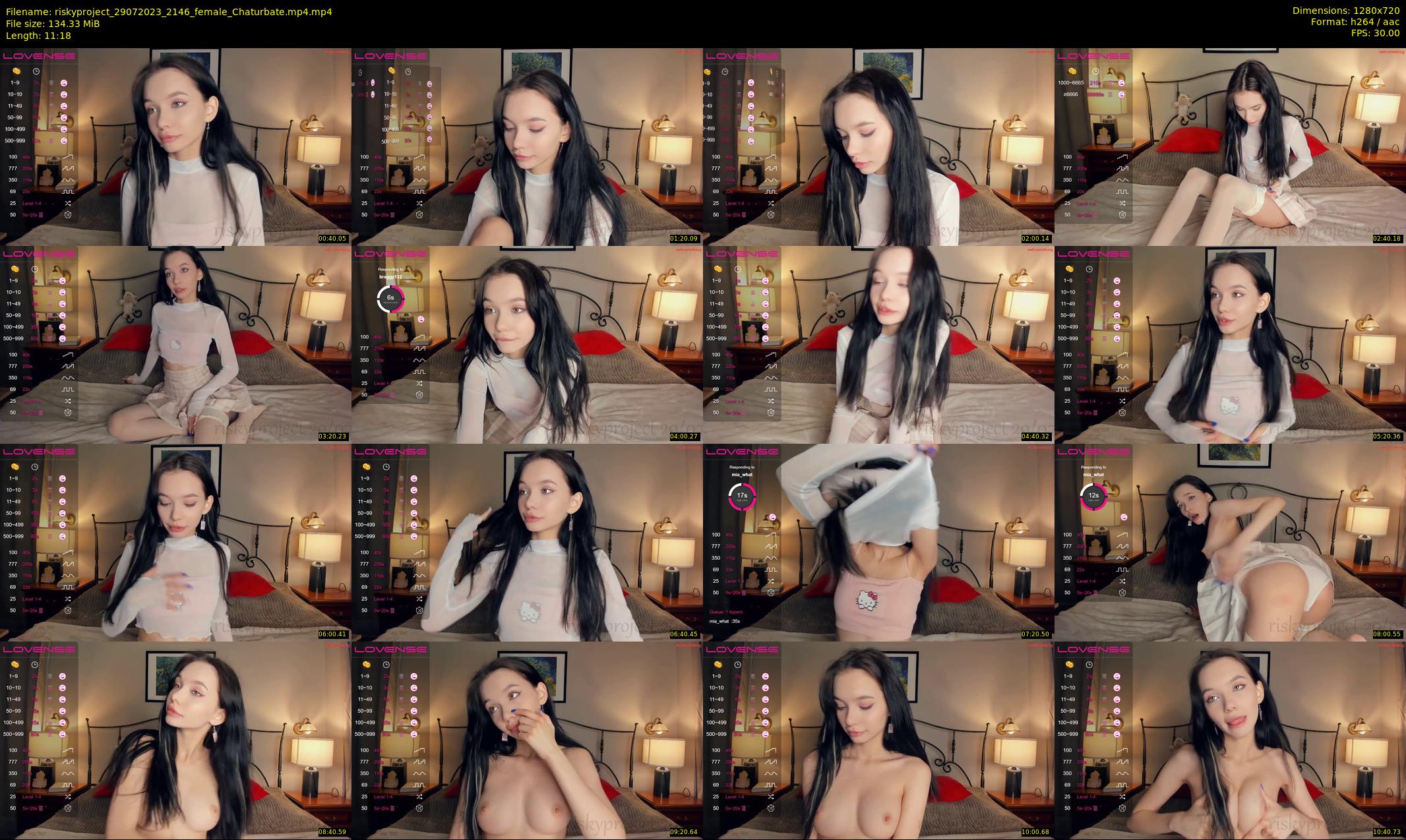 riskyproject — 12 minute Chaturbate couple cam show recording, 720p, Jul 29, 2023