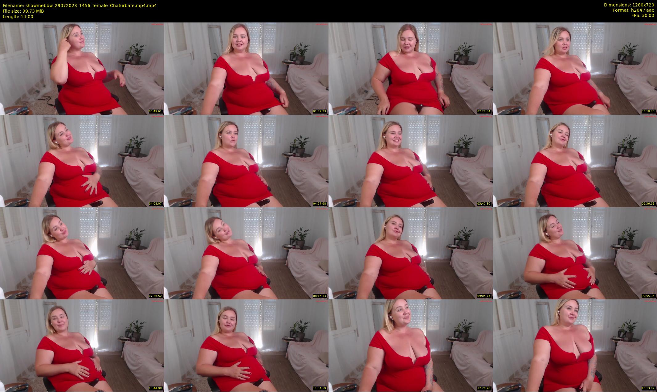 showmebbw — 14 minute Chaturbate female cam show recording, 720p, Jul 29, 2023