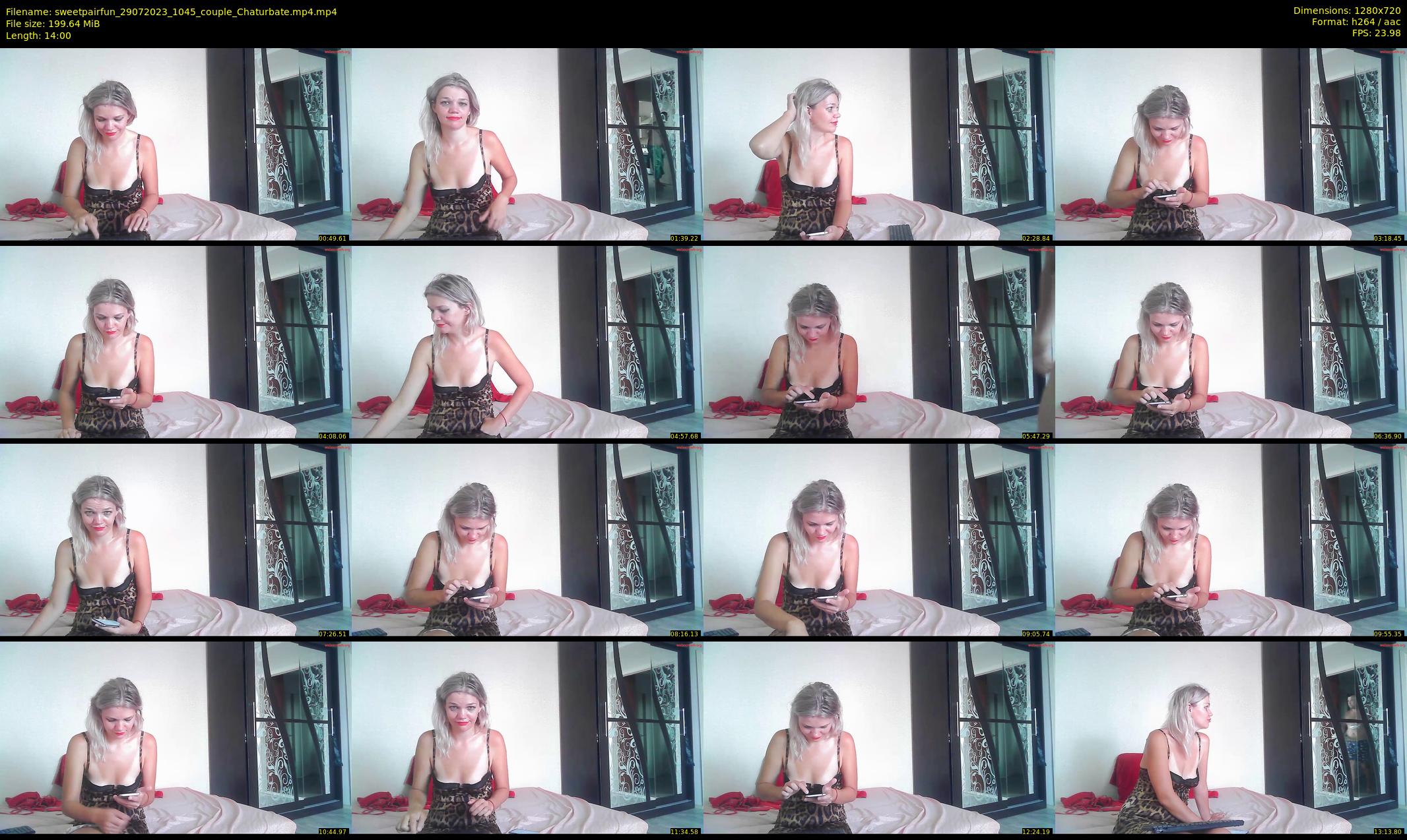 sweetpairfun — 14 minute Chaturbate couple cam show recording, 720p, Jul 29, 2023