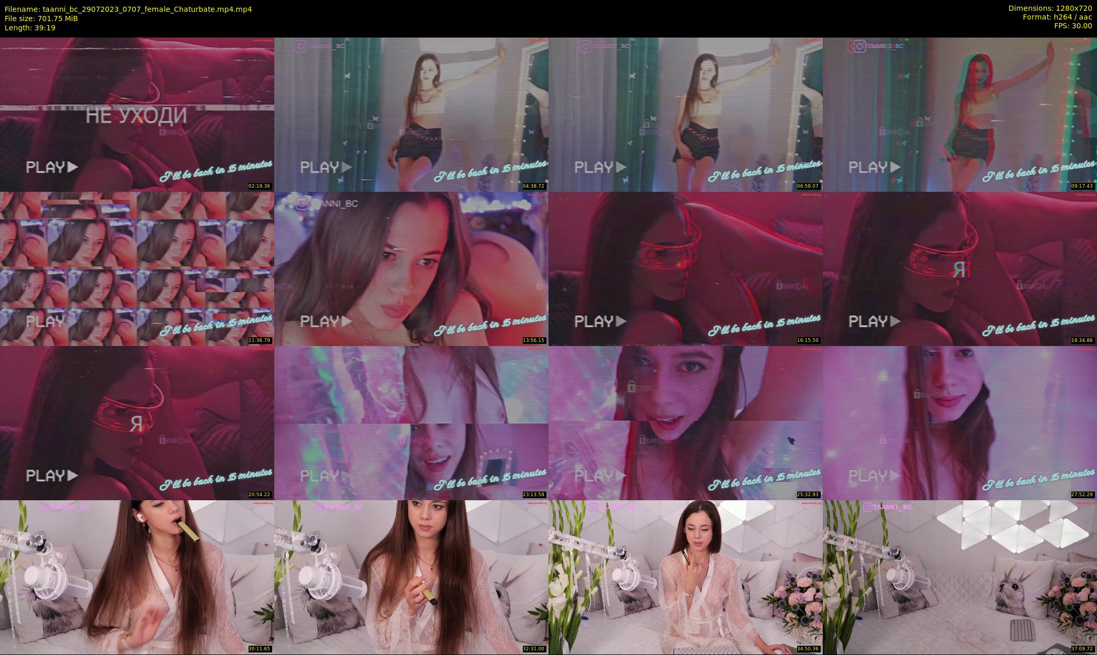 taanni_bc — 40 minute Chaturbate female cam show recording, 720p, Jul 29, 2023