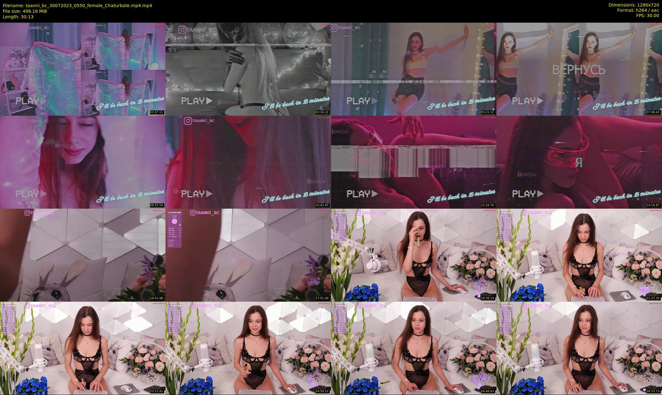 taanni_bc — 31 minute Chaturbate female cam show recording, 720p, Jul 30, 2023