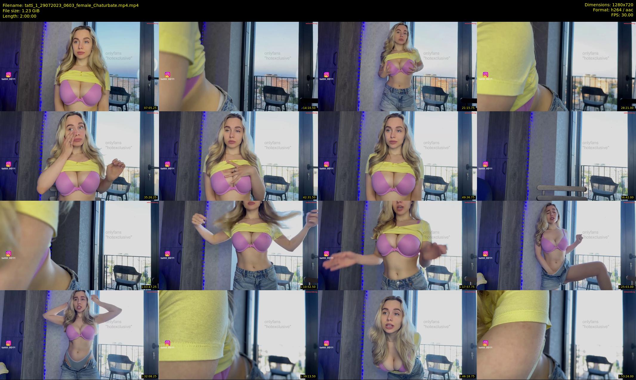 tatti_1 — 120 minute Chaturbate female cam show recording, 720p, Jul 29, 2023