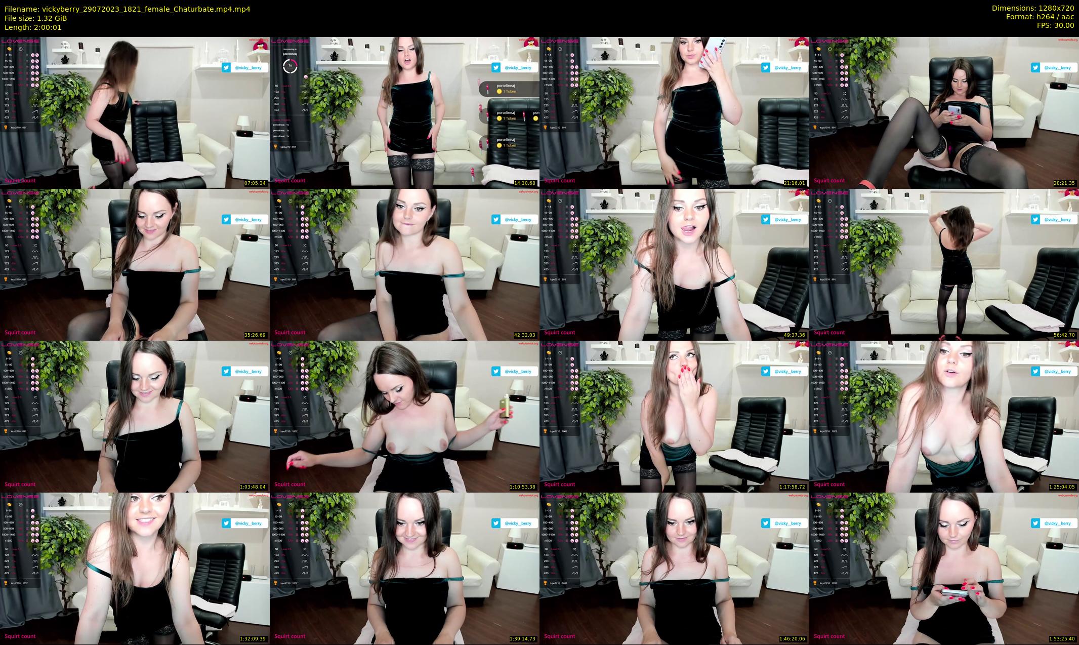 vickyberry — 121 minute Chaturbate female cam show recording, 720p, Jul 29, 2023