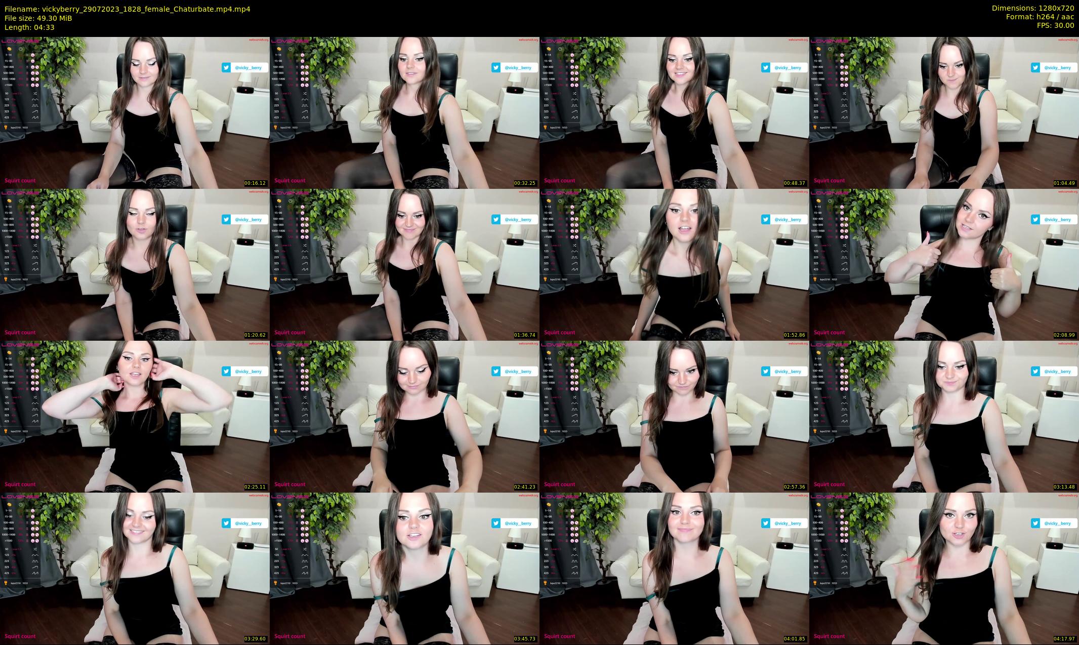 vickyberry — 5 minute Chaturbate female cam show recording, 720p, Jul 29, 2023