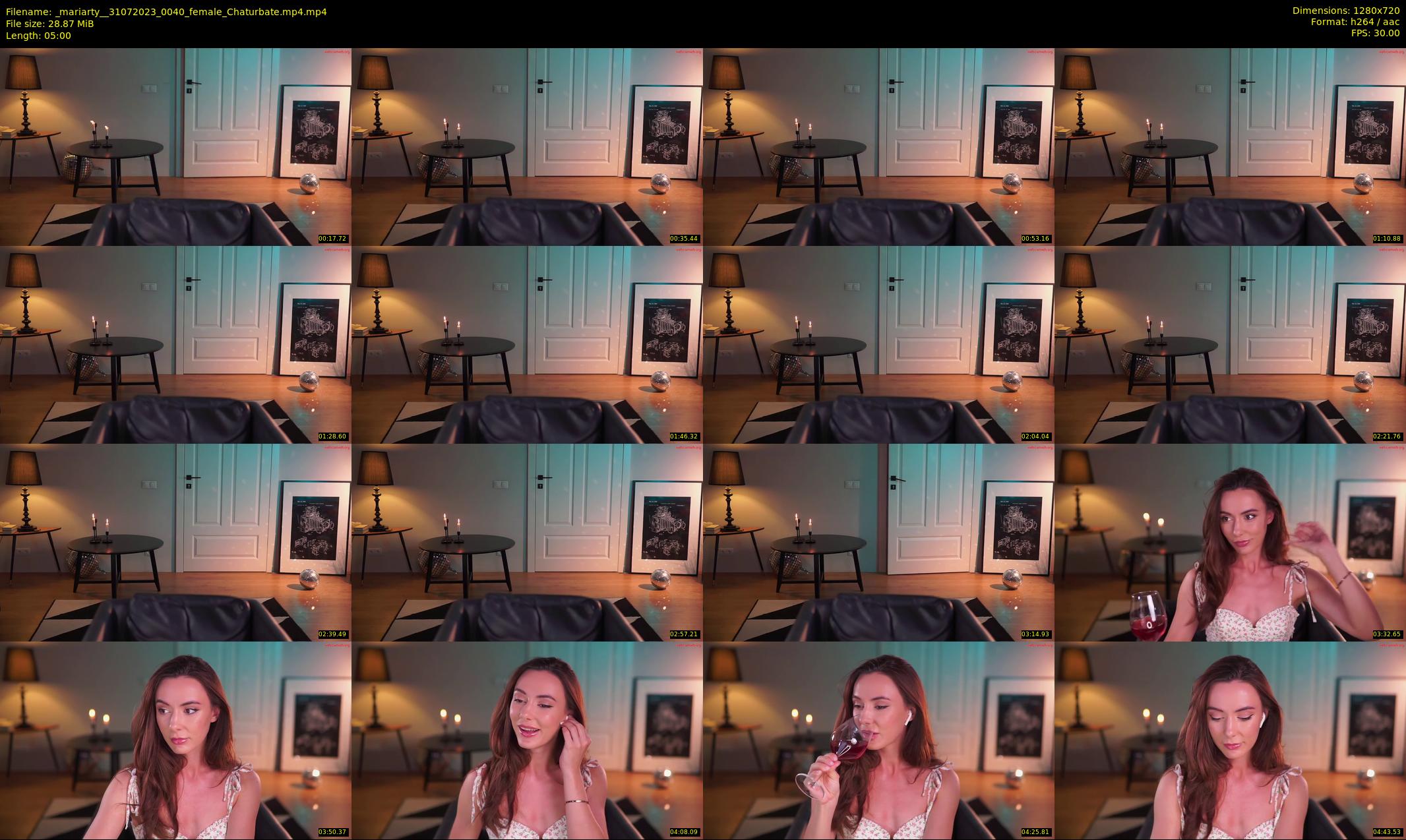 _mariarty_ — 5 minute Chaturbate female cam show recording, 720p, Jul 31, 2023