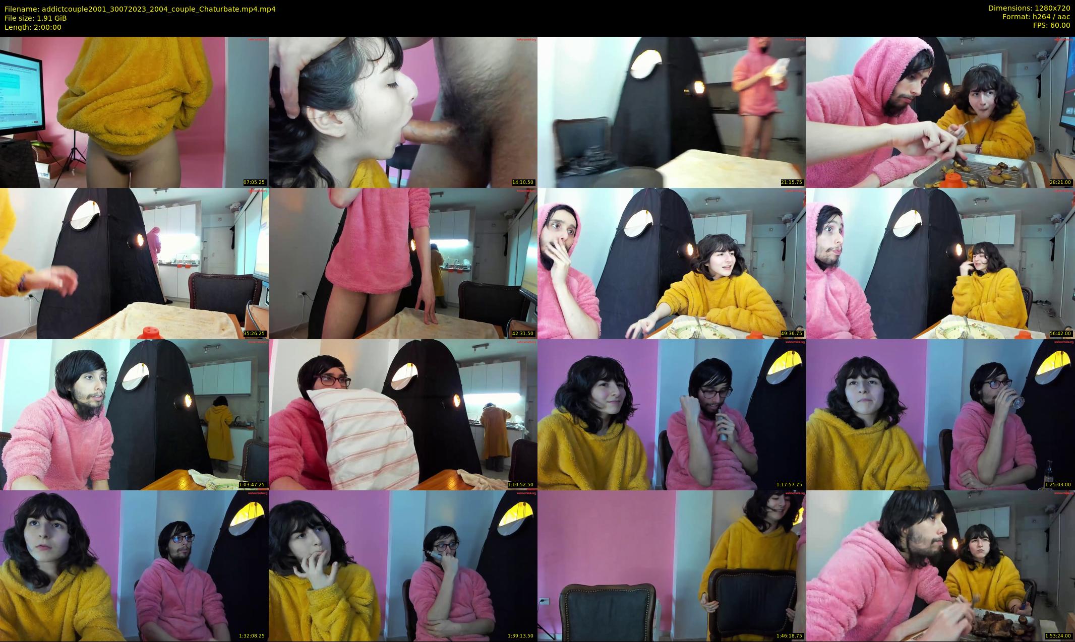 addictcouple2001 — 120 minute Chaturbate couple cam show recording, 720p, Jul 30, 2023