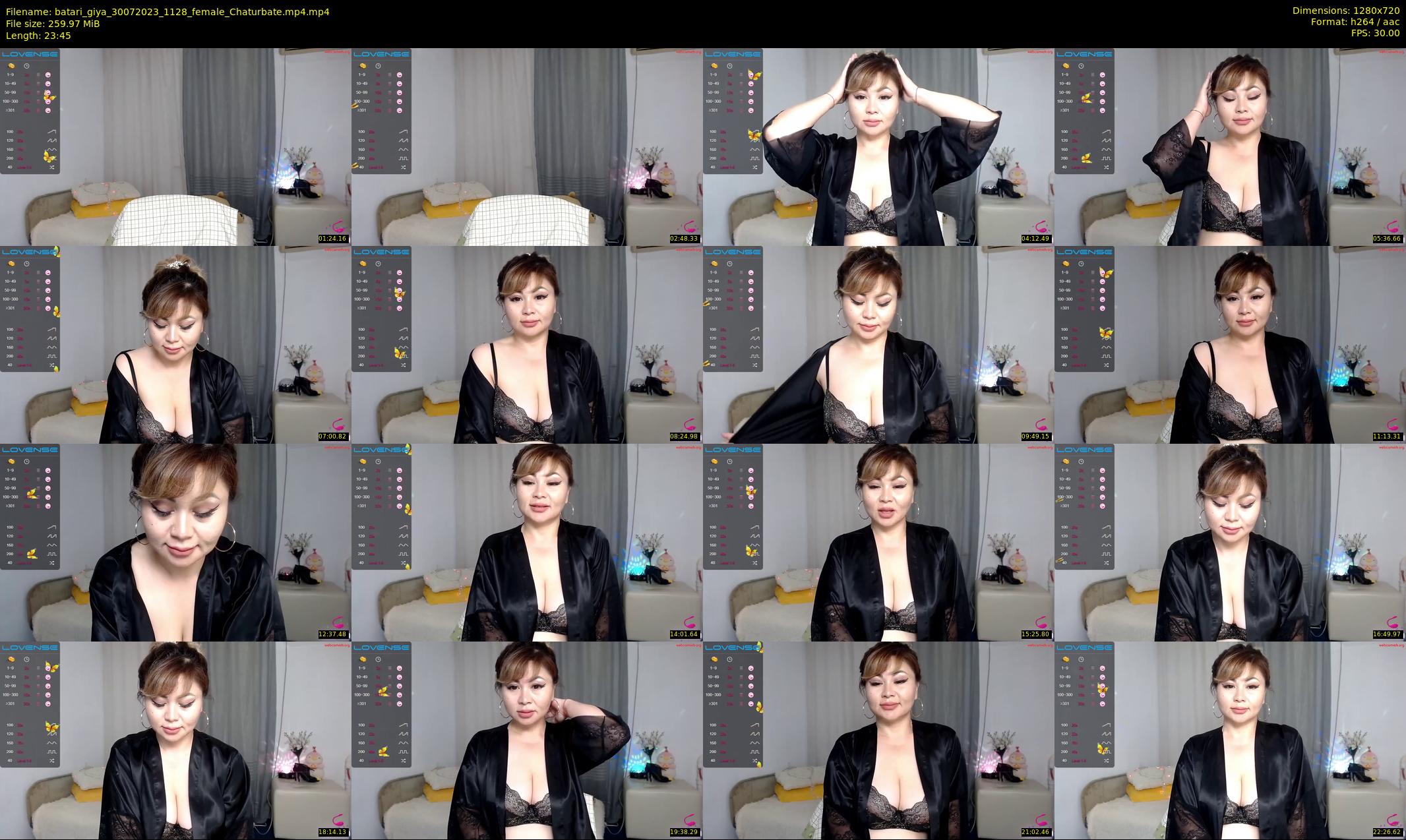 batari_giya — 24 minute Chaturbate female cam show recording, 720p, Jul 30, 2023
