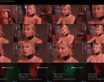 bronnica — 29 minute Chaturbate female cam show recording, 720p, Jul 31, 2023