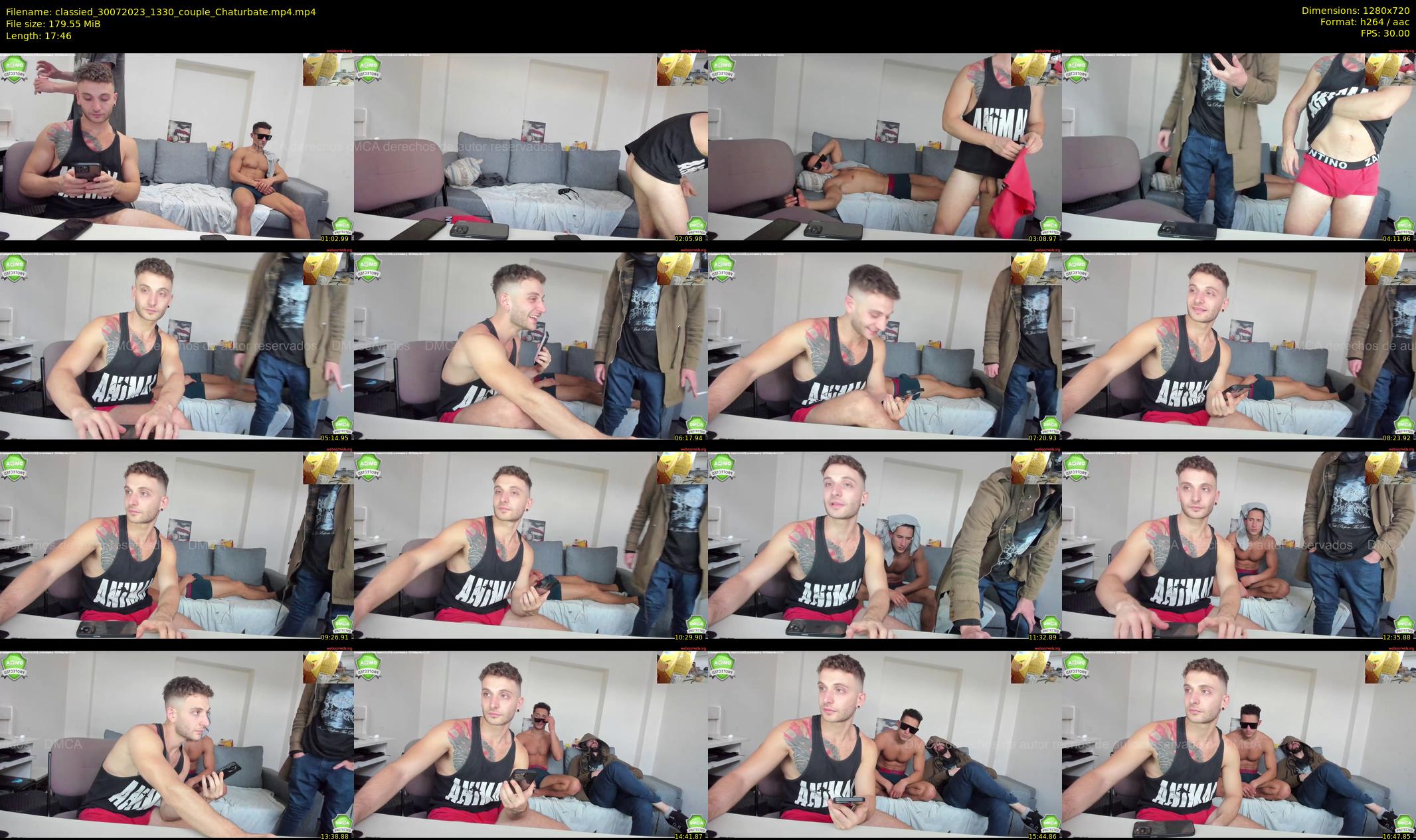 classied — 18 minute Chaturbate male cam show recording, 720p, Jul 30, 2023