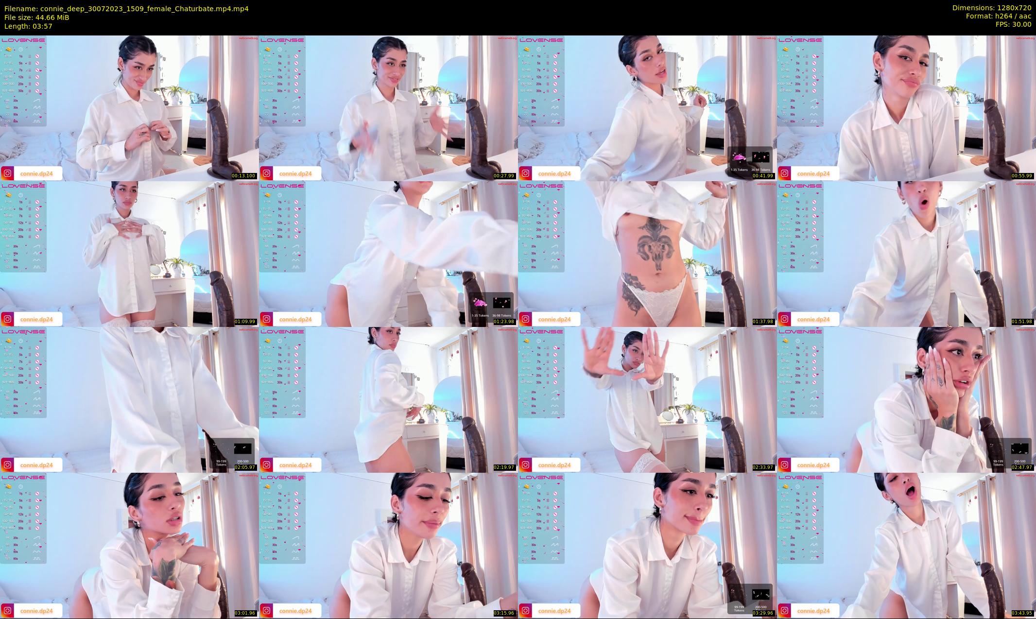 connie_deep — 4 minute Chaturbate female cam show recording, 720p, Jul 30, 2023