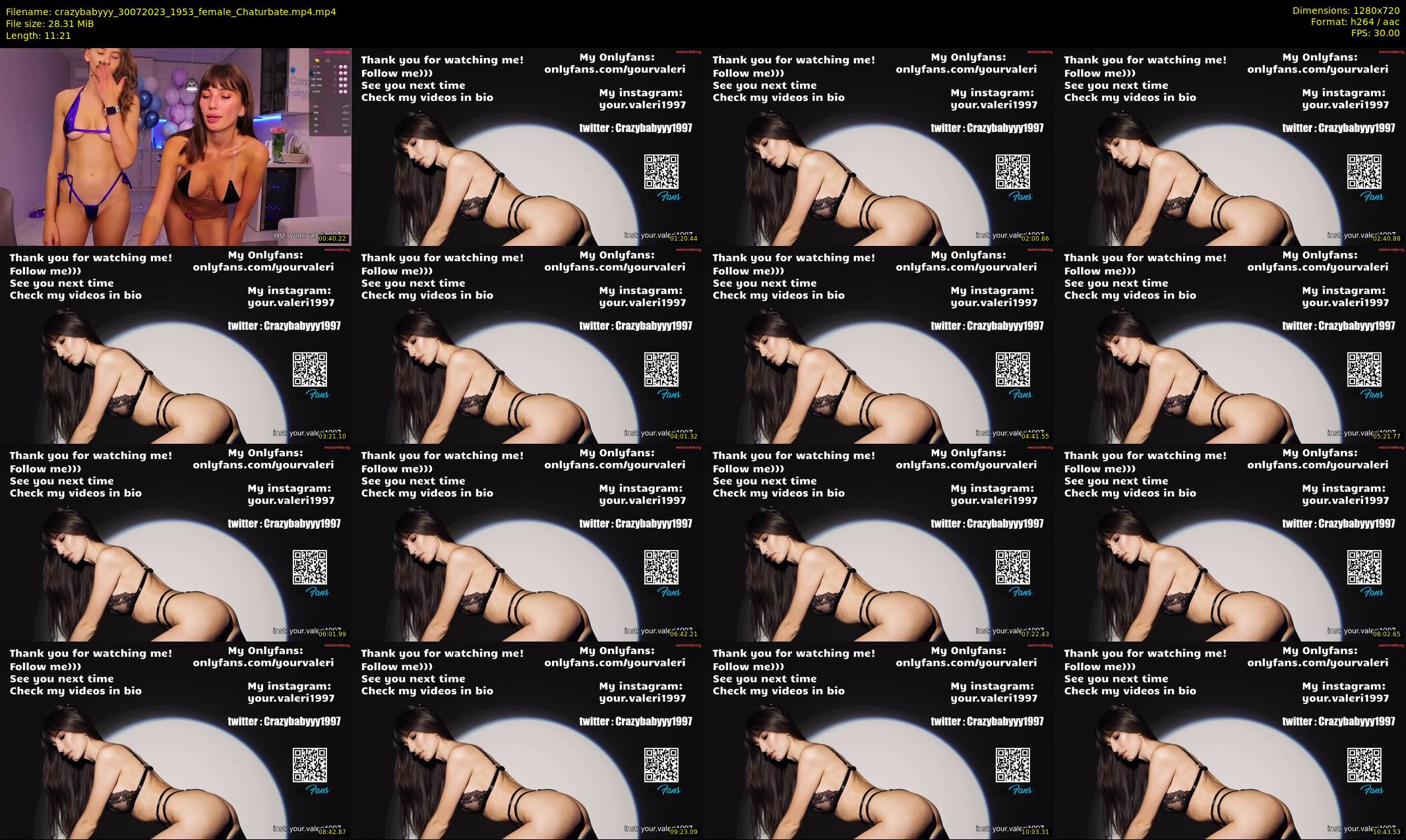 crazybabyyy — 12 minute Chaturbate couple cam show recording, 720p, Jul 30, 2023