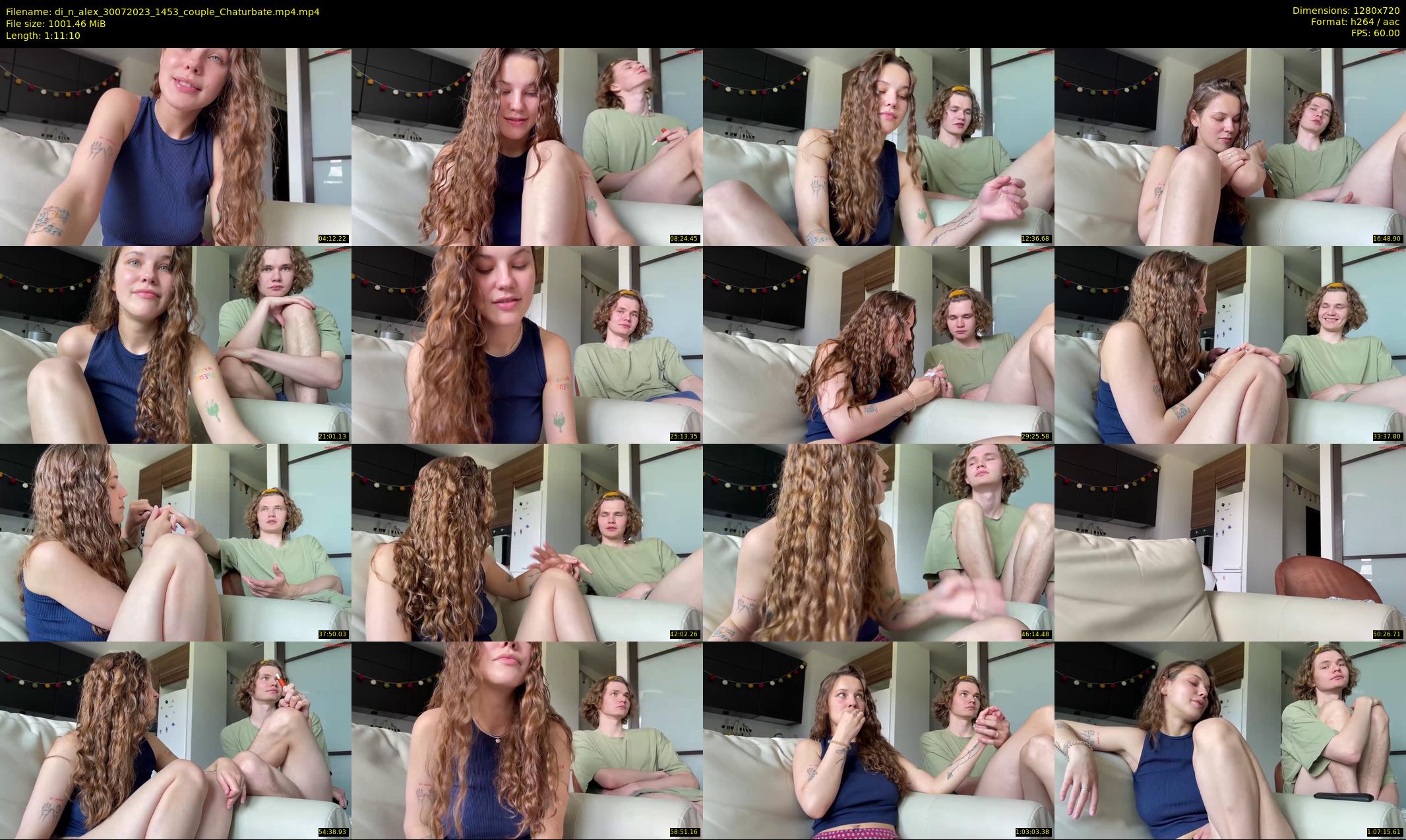 di_n_alex — 72 minute Chaturbate couple cam show recording, 720p, Jul 30, 2023