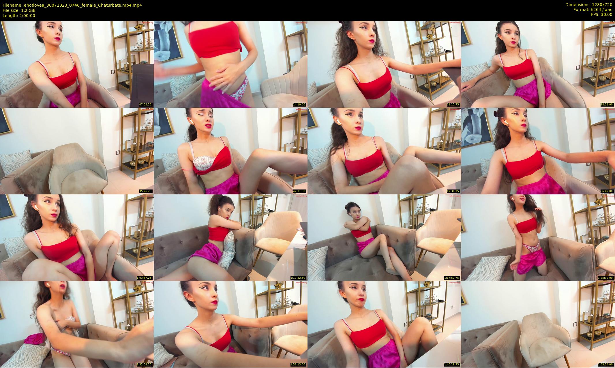 ehotlovea — 120 minute Chaturbate female cam show recording, 720p, Jul 30, 2023