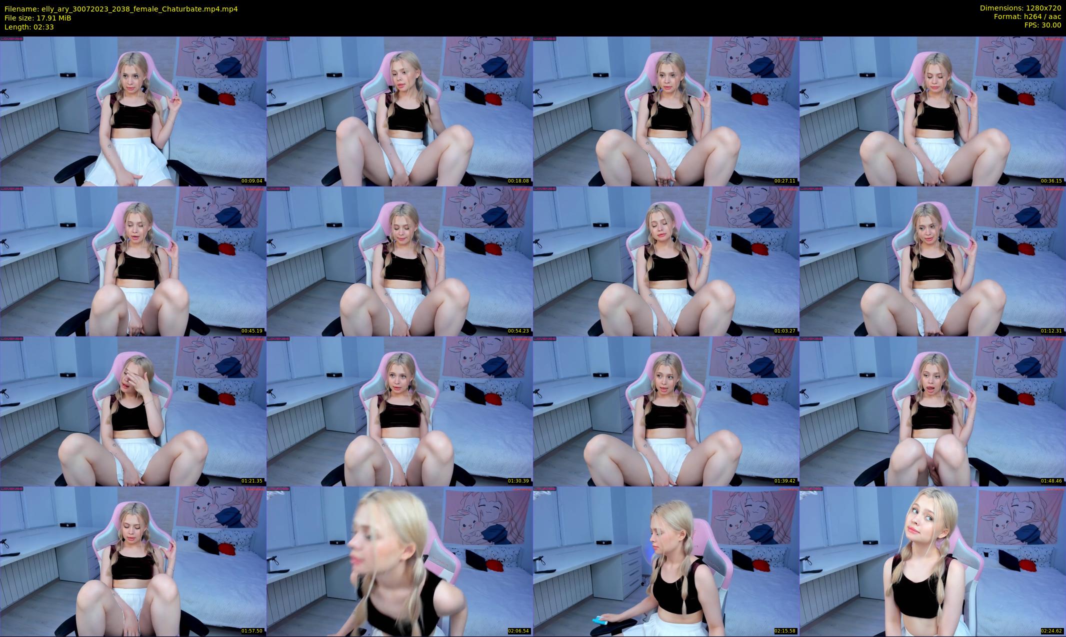 elly_ary — 3 minute Chaturbate female cam show recording, 720p, Jul 30, 2023