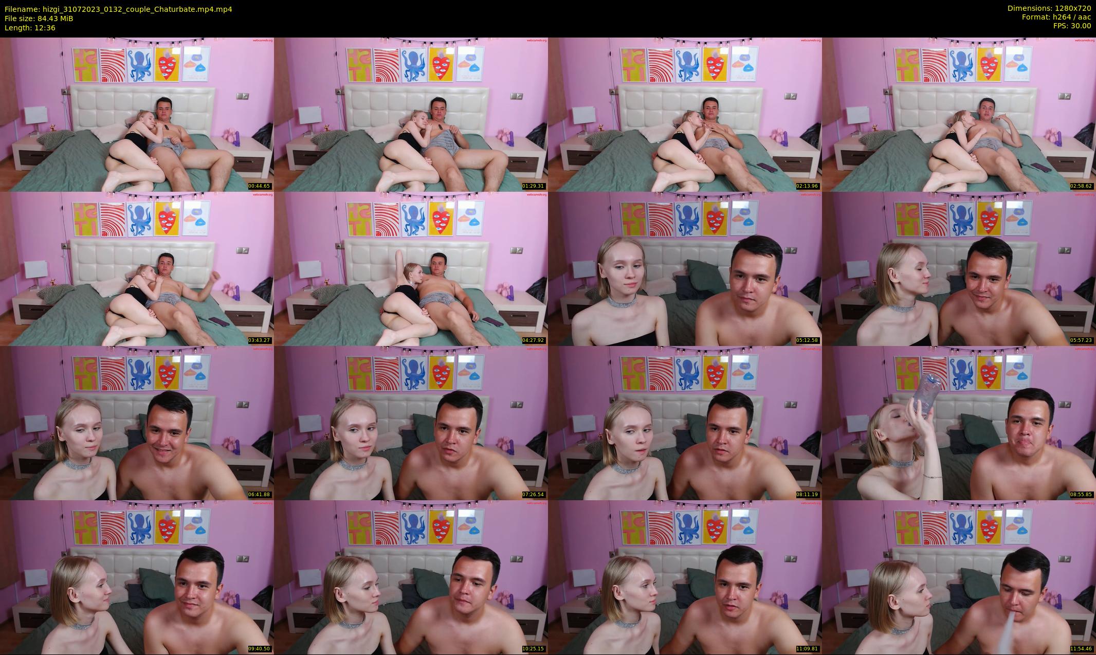 hizgi — 13 minute Chaturbate couple cam show recording, 720p, Jul 31, 2023