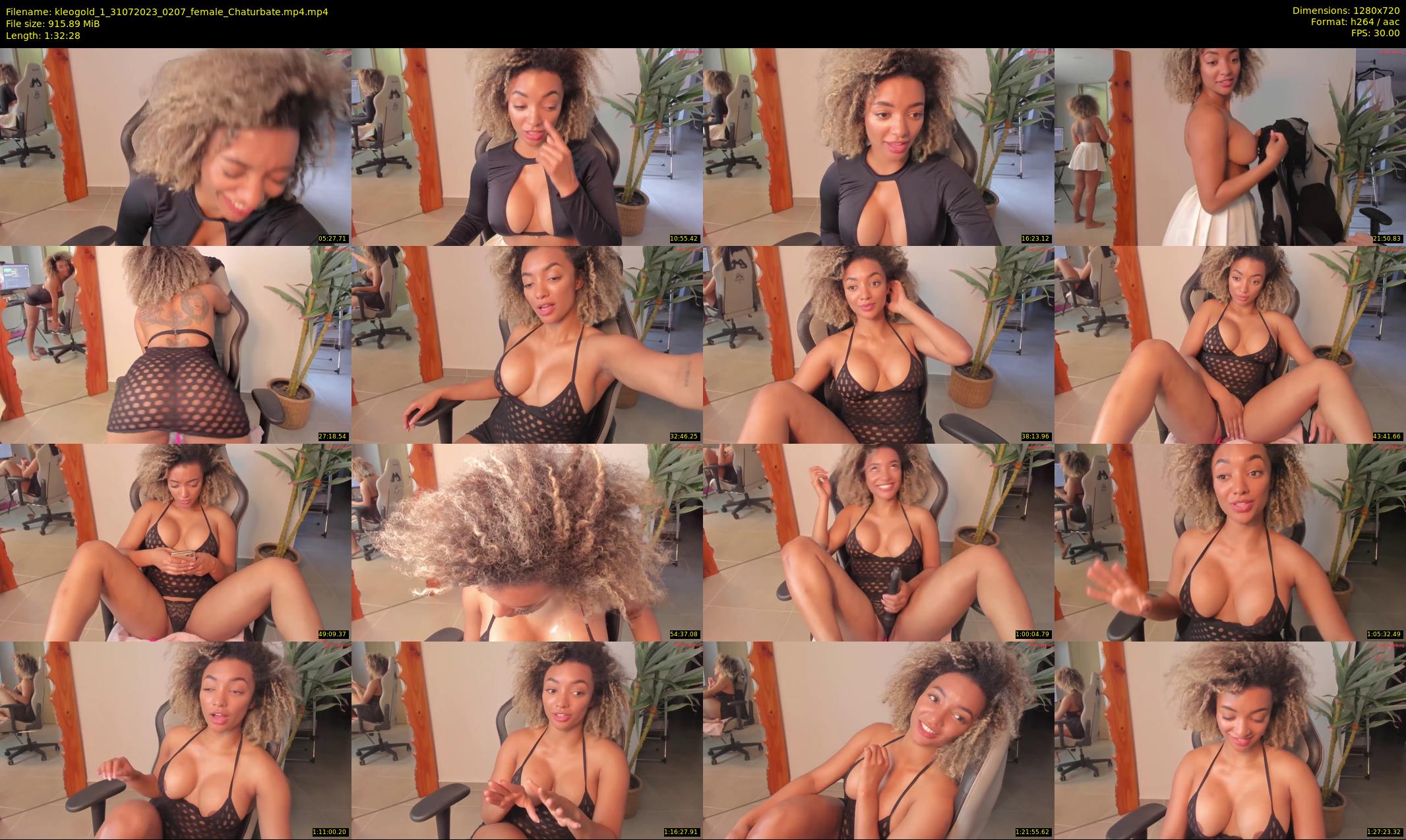 kleogold_1 — 93 minute Chaturbate female cam show recording, 720p, Jul 31, 2023